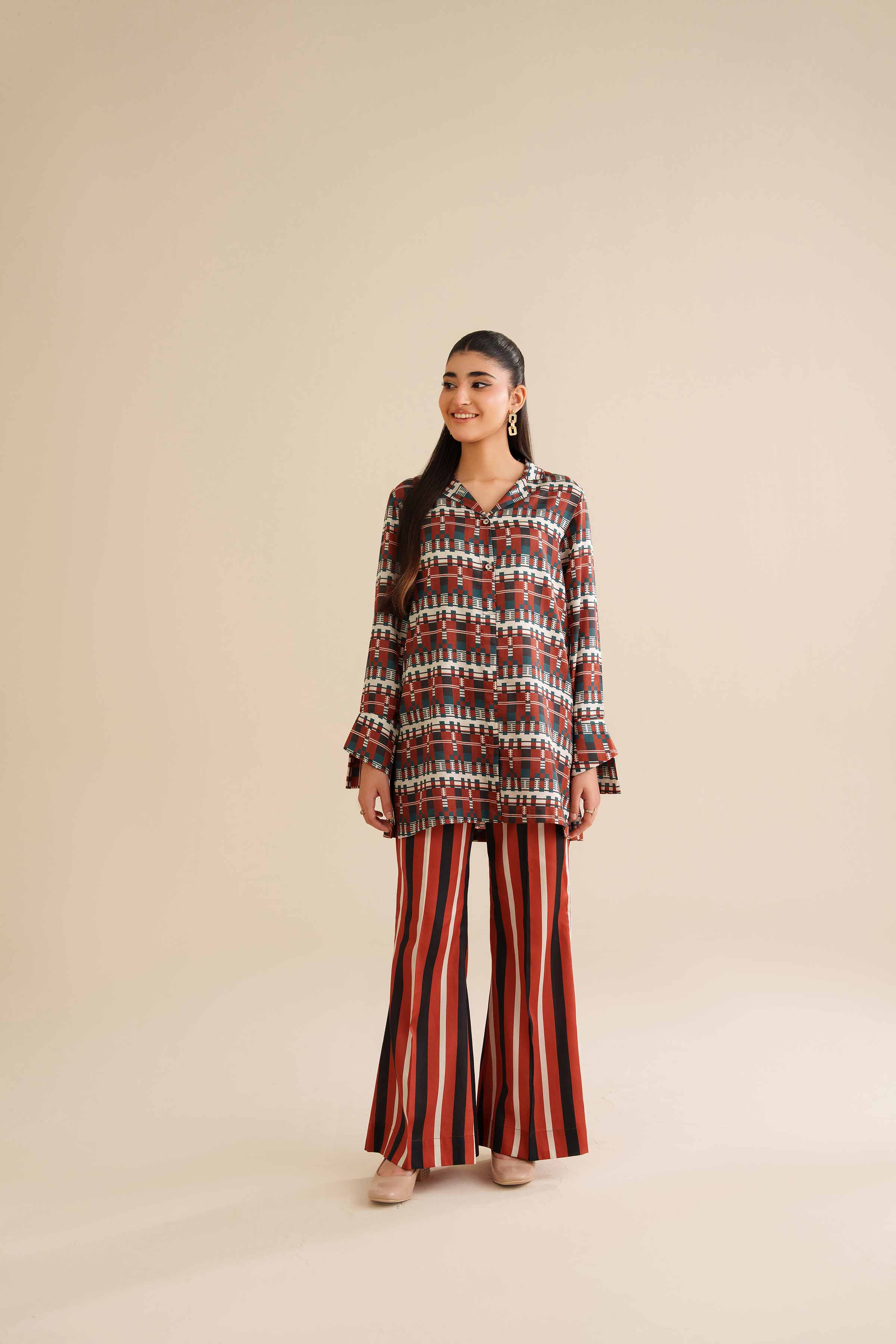 2 Piece - Printed Suit - AW25-13 for Women - Pret Collection | Nishat | Shop Online