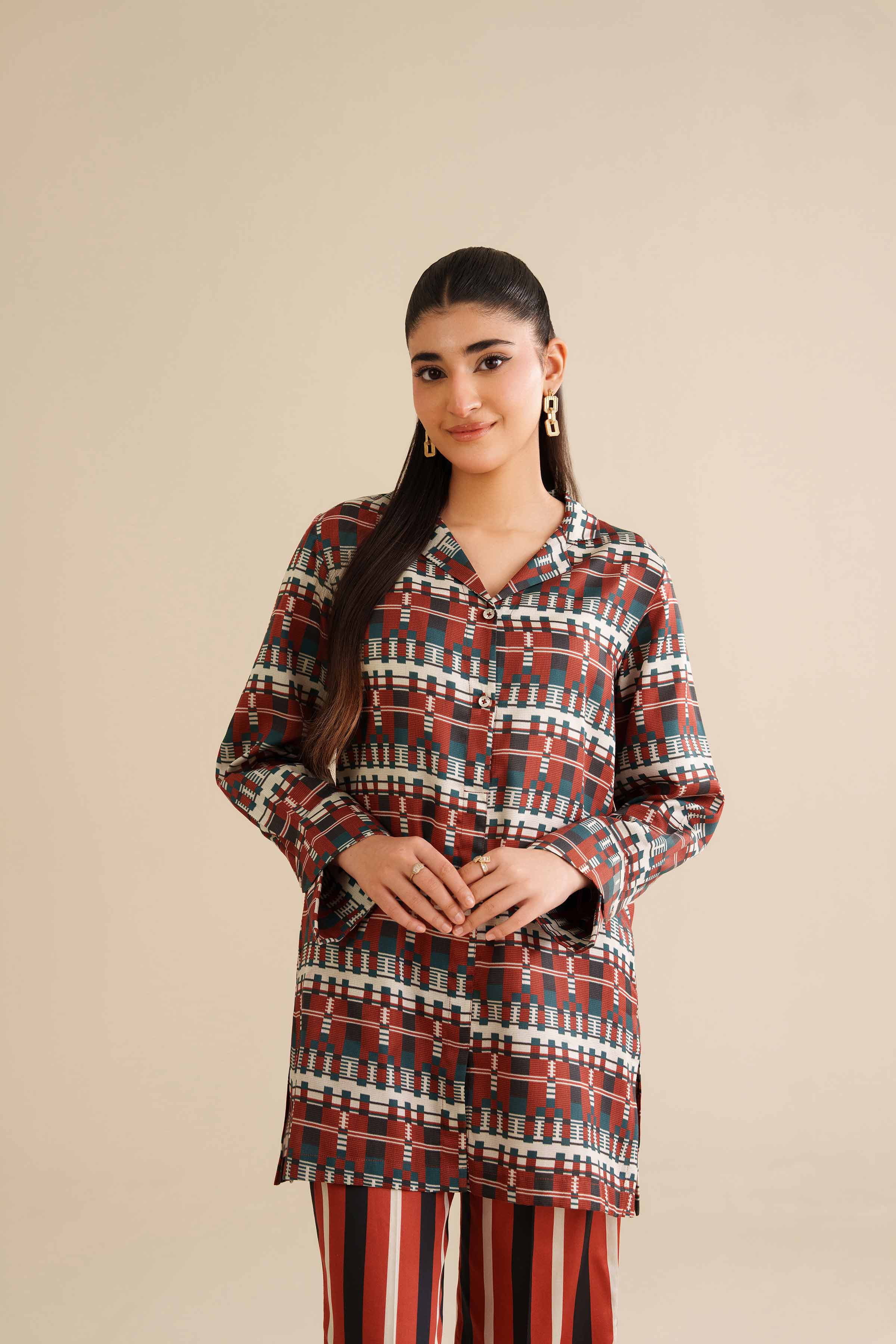 2 Piece - Printed Suit - AW25-13 for Women - Pret Collection | Nishat | Shop Online