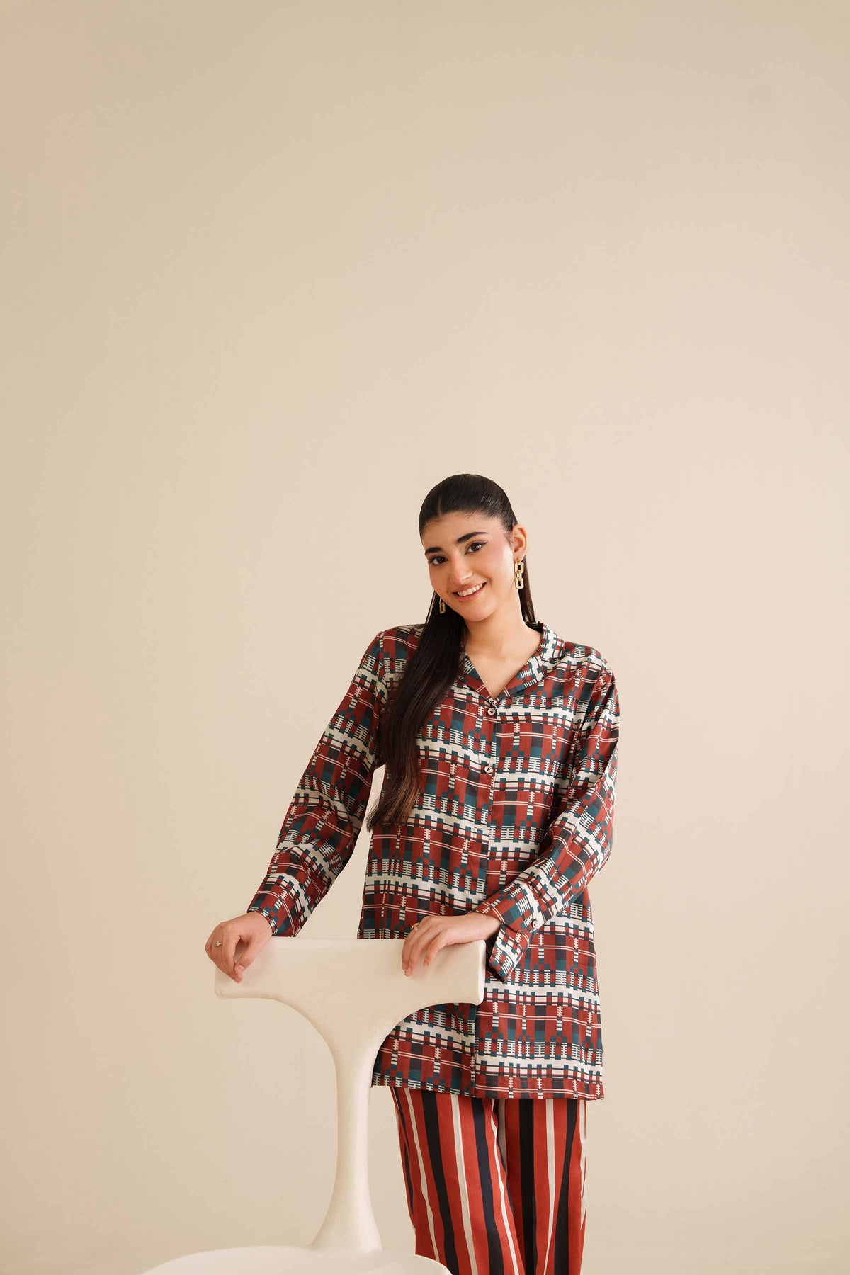 2 Piece - Printed Suit - AW25-13 for Women - Pret Collection | Nishat | Shop Online