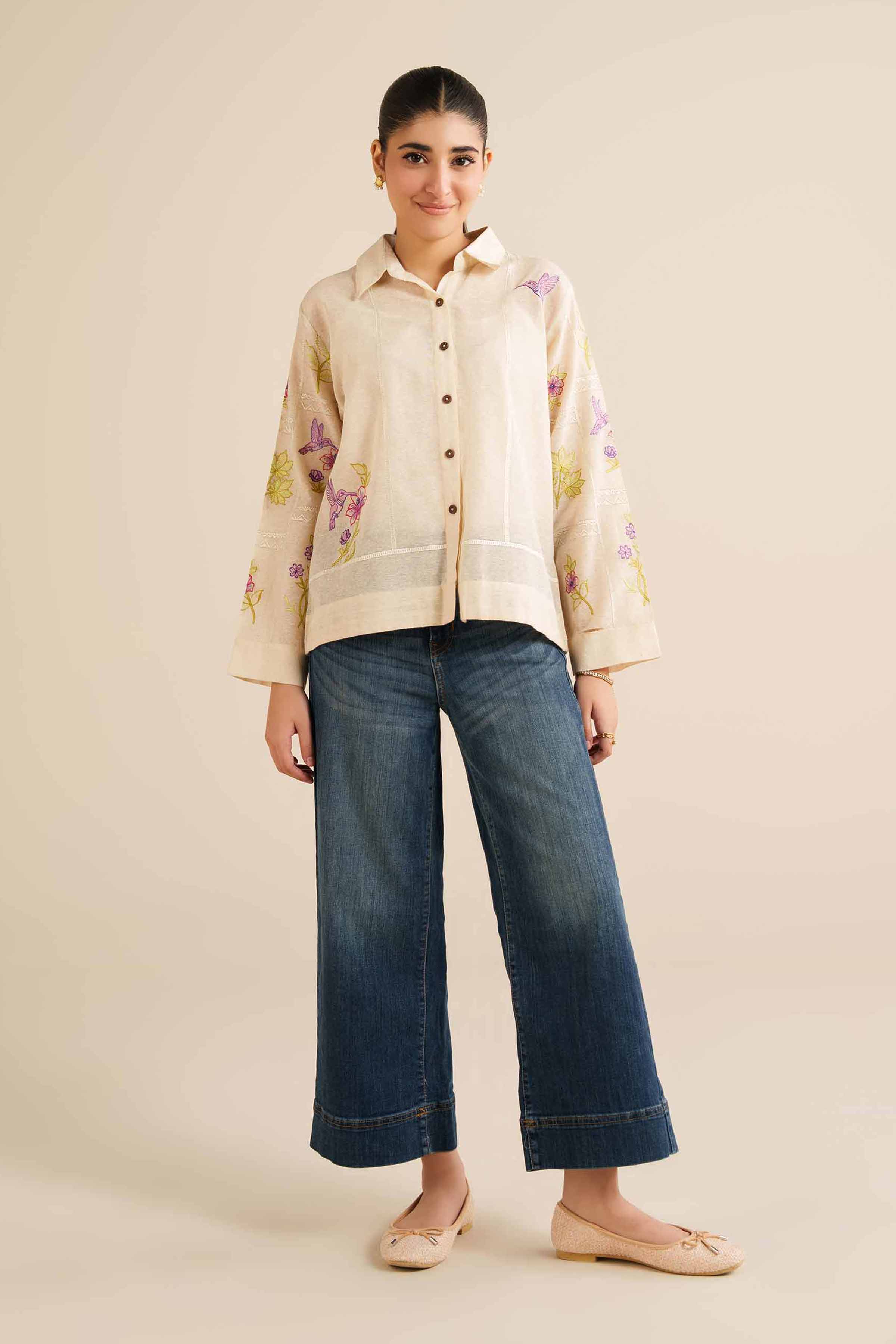 Embroidered Tunic - AW25-14 for Women - Pret Collection | Nishat | Shop Online