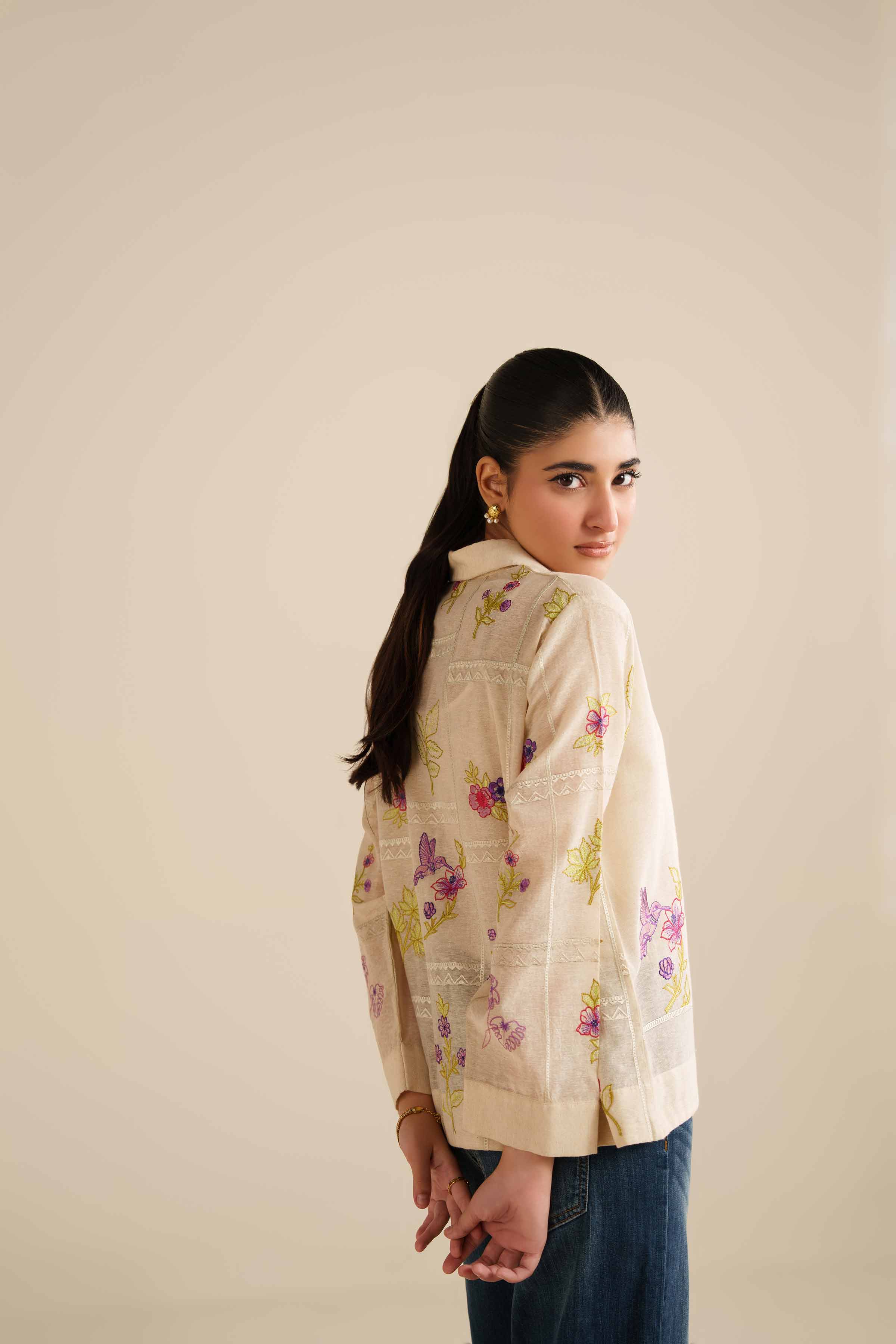 Embroidered Tunic - AW25-14 for Women - Pret Collection | Nishat | Shop Online