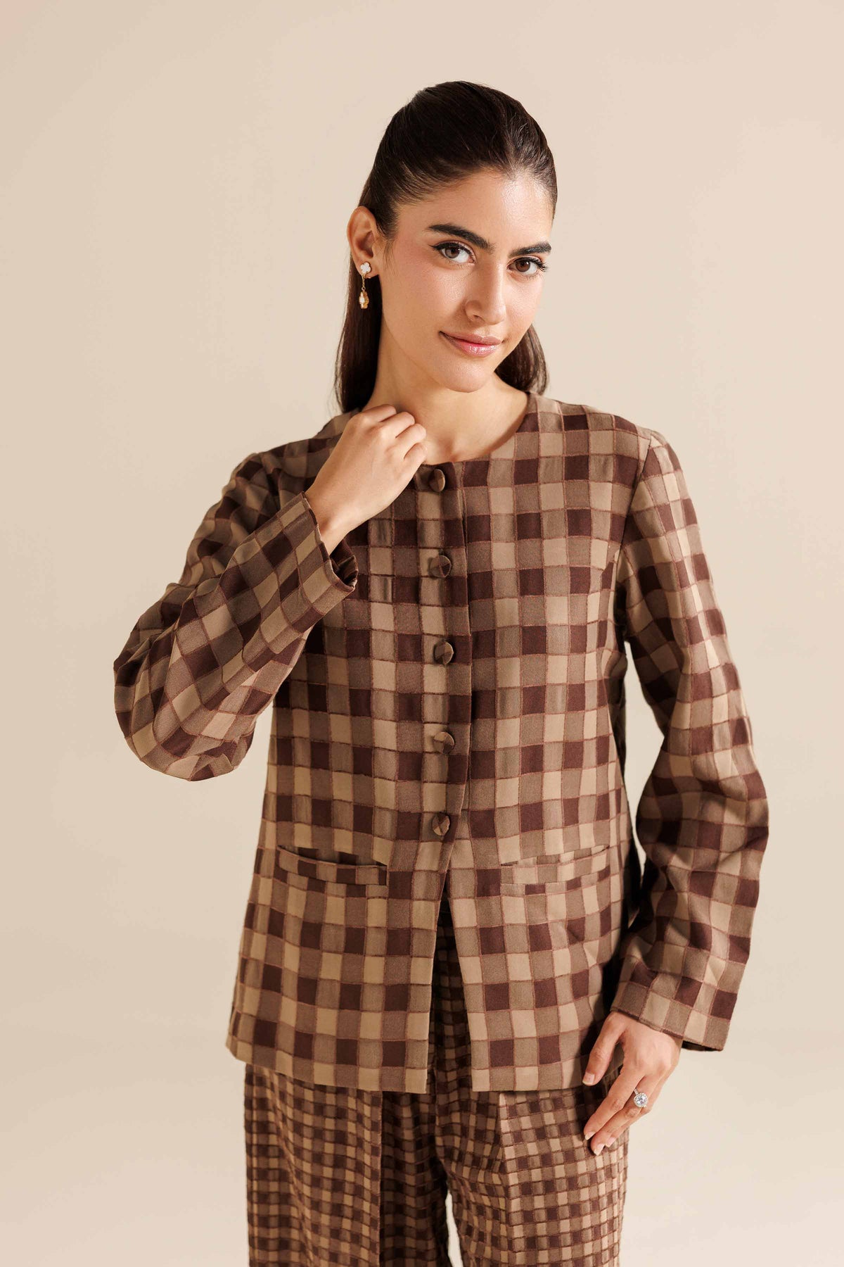 2 Piece - Printed Suit - AW25-25 for Women - Pret Collection | Nishat | Shop Online