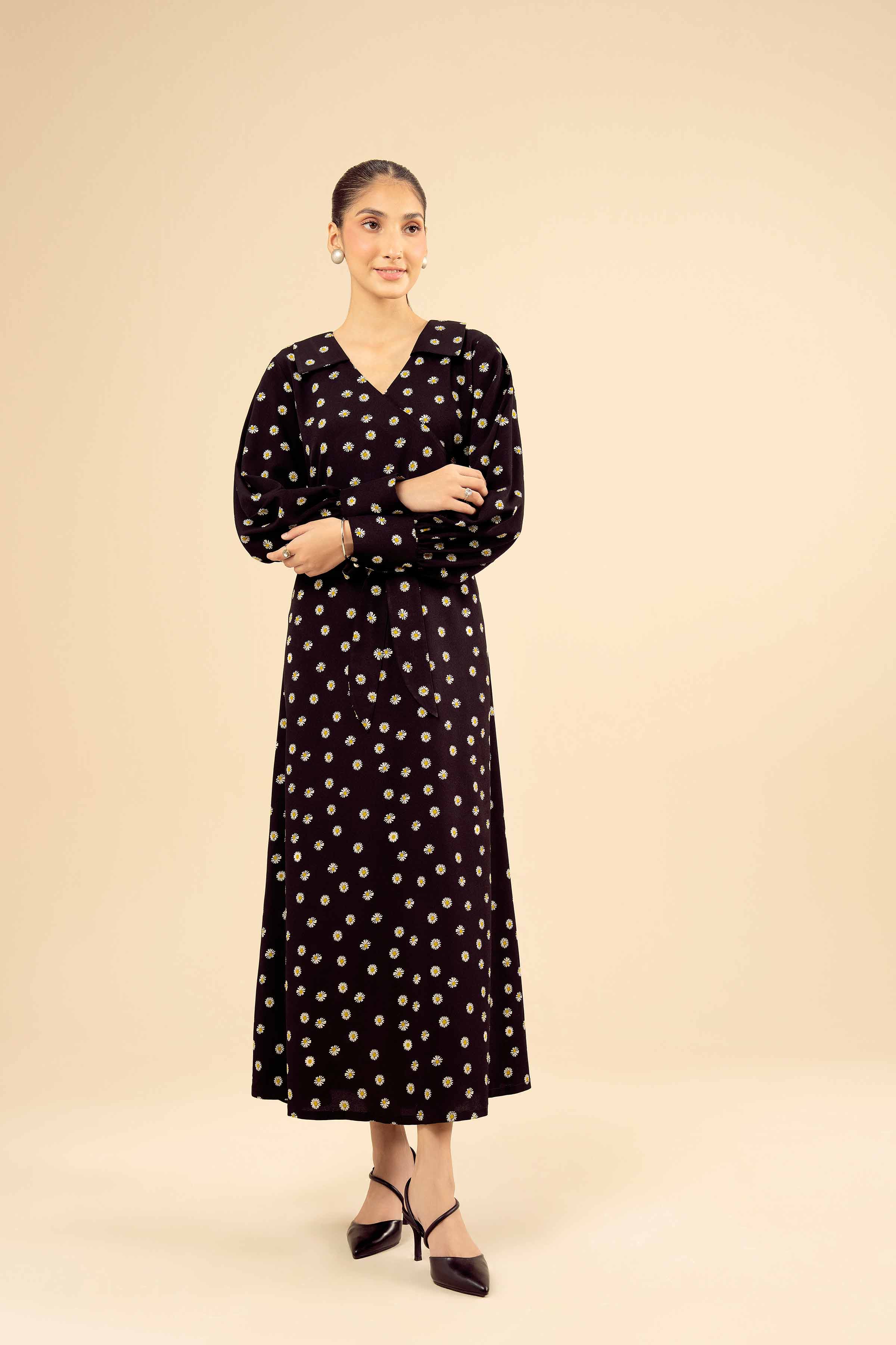 Printed Dress - AW25-26 for Women - Pret Collection | Nishat | Shop Online