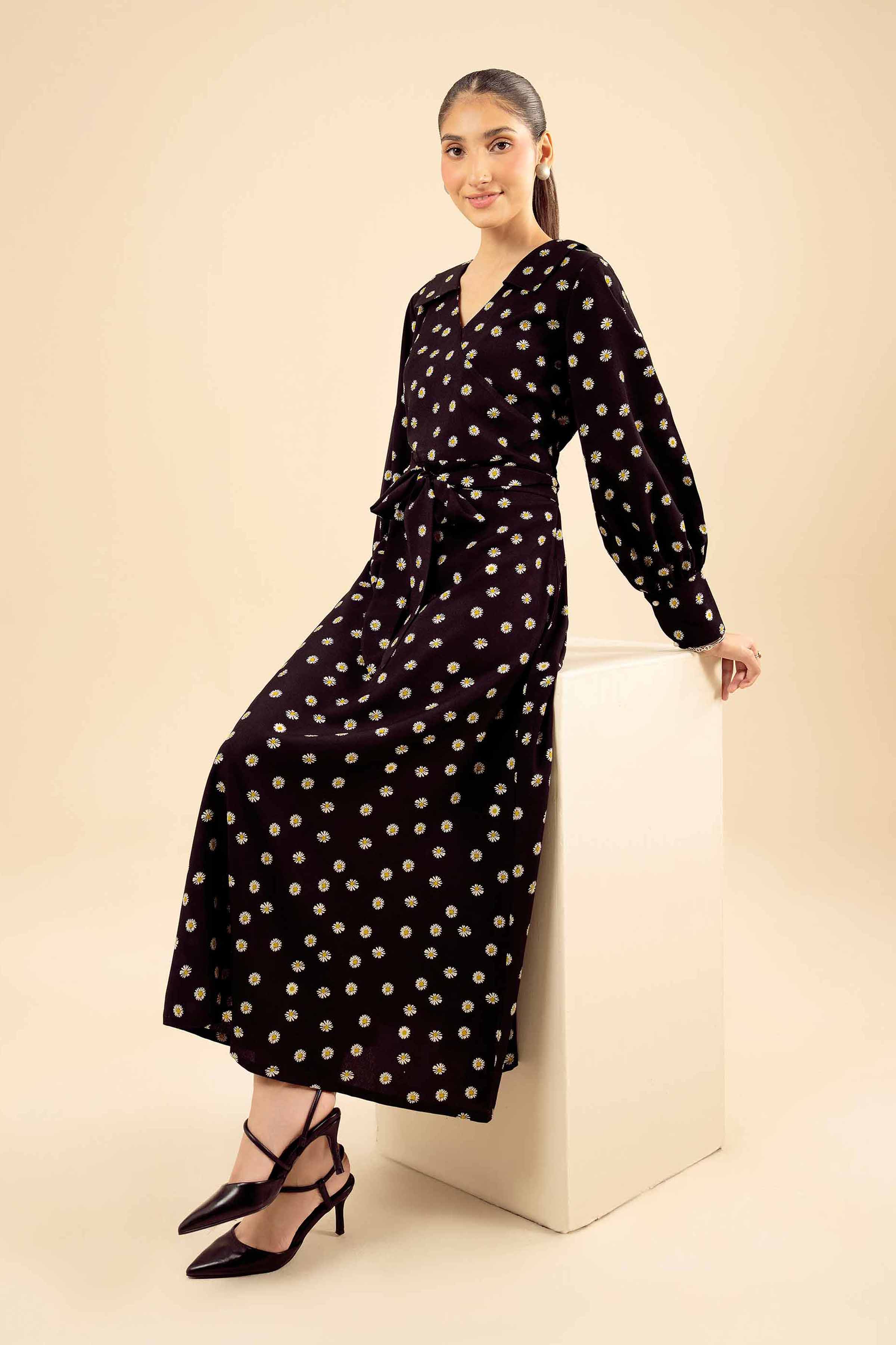 Printed Dress - AW25-26 for Women - Pret Collection | Nishat | Shop Online