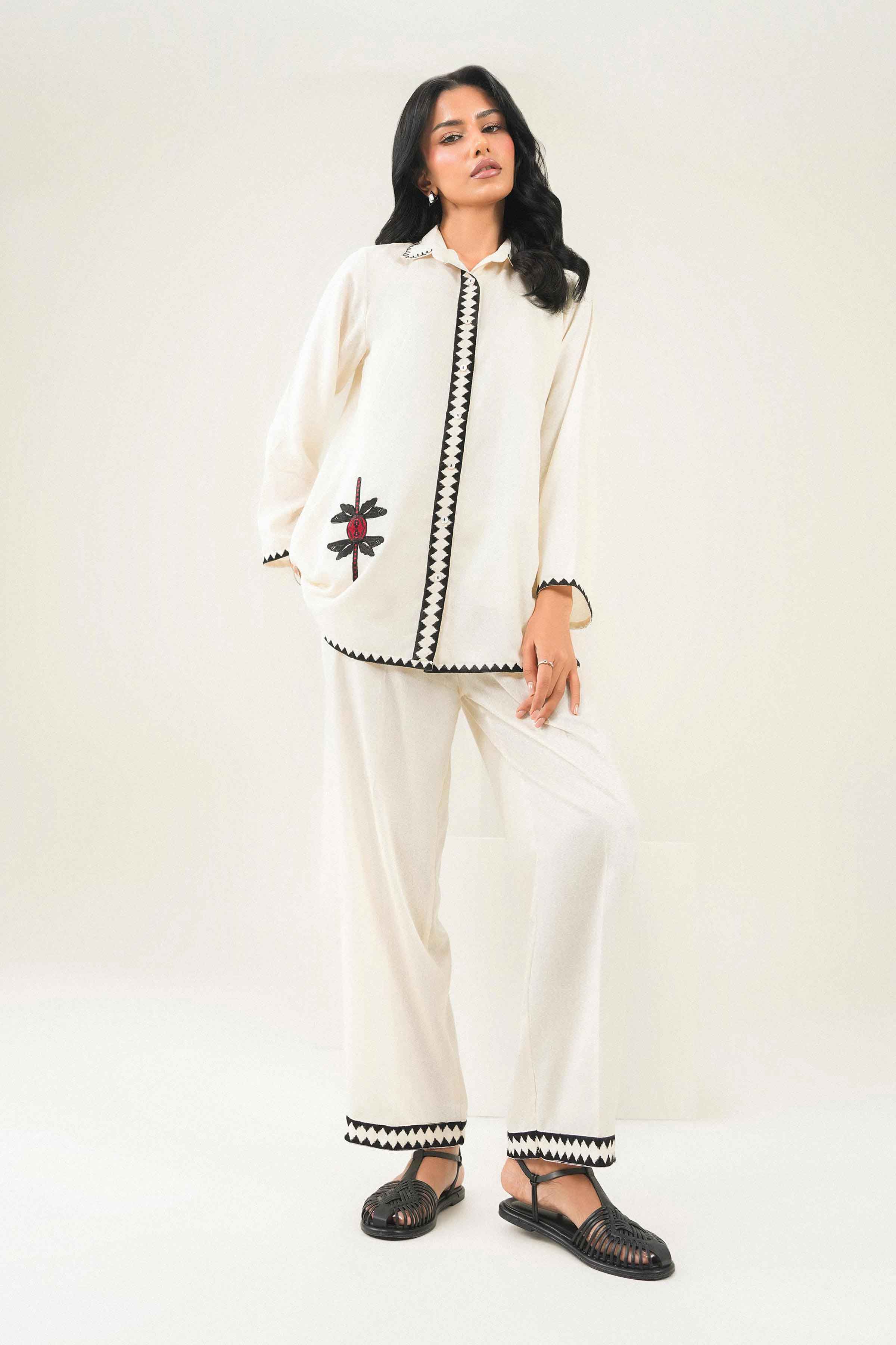 2 Piece - Embroidered Suit - AW25-30 for Women - Pret Collection | Nishat | Shop Online 