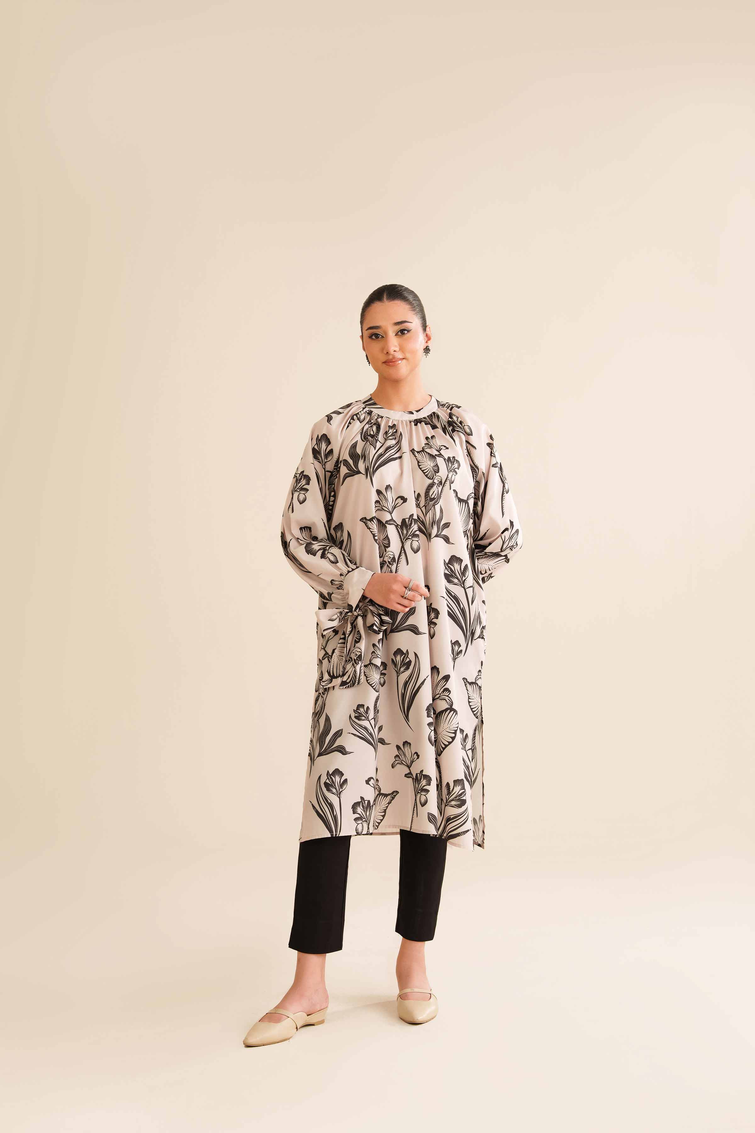 Printed Tunic - AW25-34 for Women - Pret Collection | Nishat | Shop Online