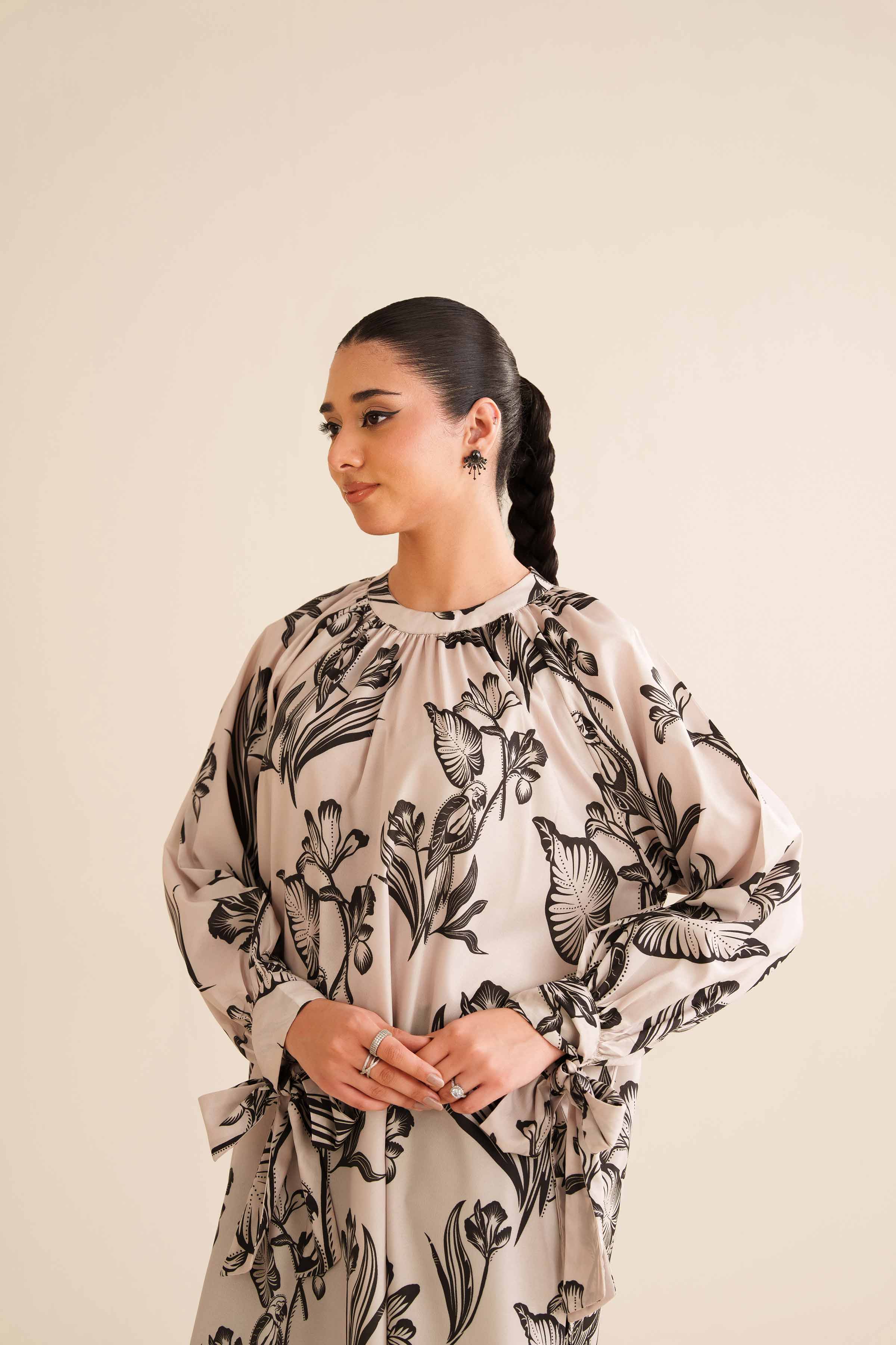 Printed Tunic - AW25-34 for Women - Pret Collection | Nishat | Shop Online