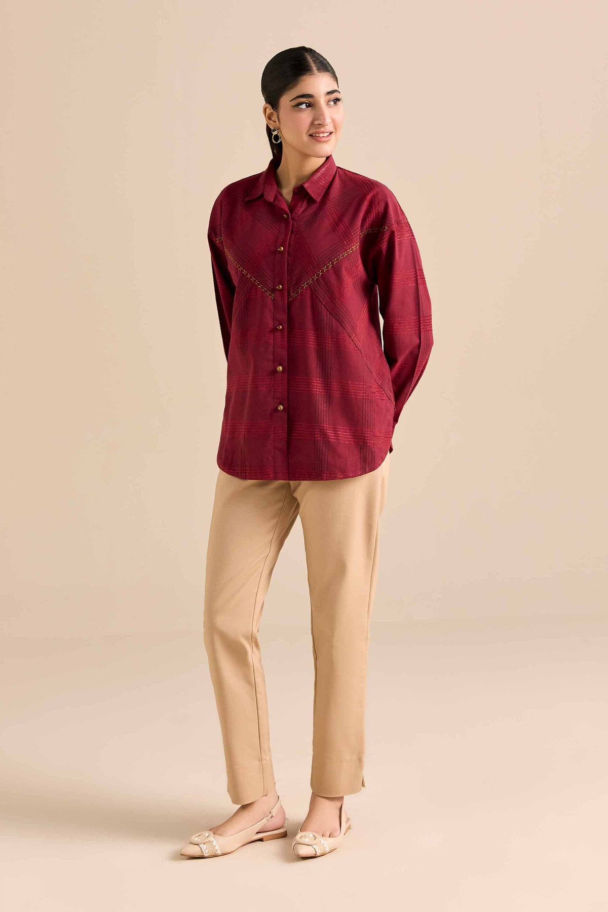 Basic Tunic - AW25-41 for Women - Pret Collection | Nishat | Shop Online