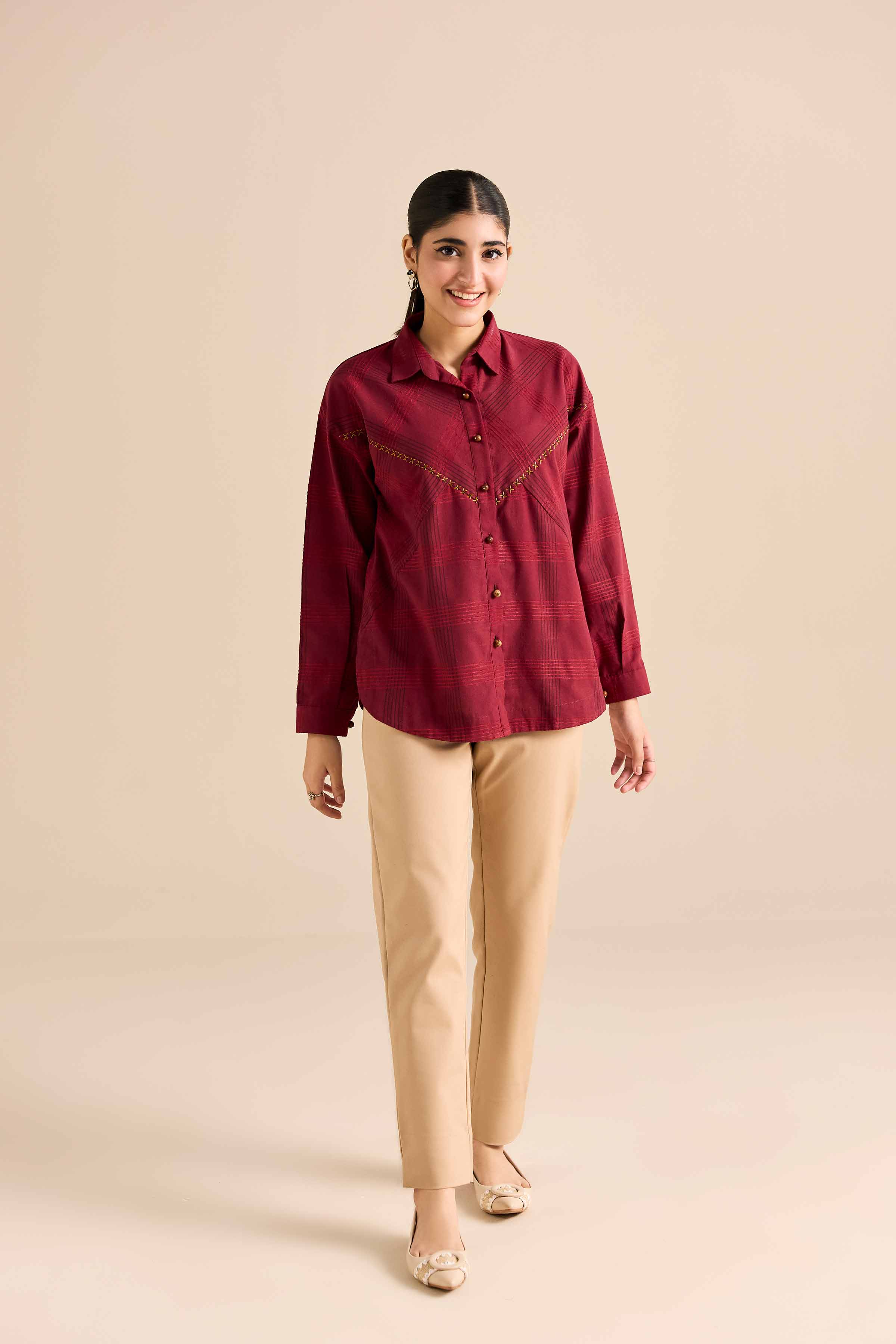 Basic Tunic - AW25-41 for Women - Pret Collection | Nishat | Shop Online