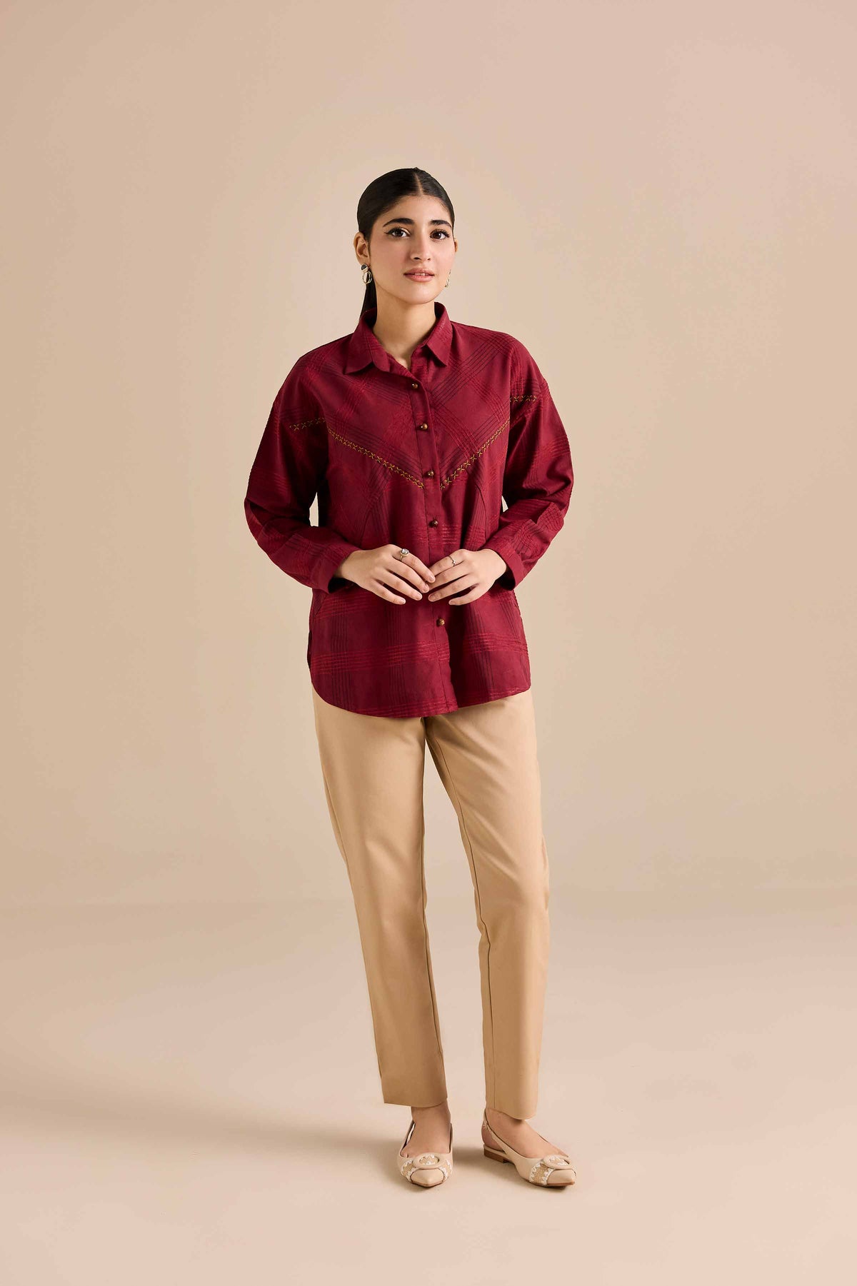 Basic Tunic - AW25-41 for Women - Pret Collection | Nishat | Shop Online