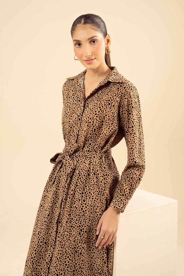 Printed Dress - AW25-42 for Women - Pret Collection | Nishat | Shop Online