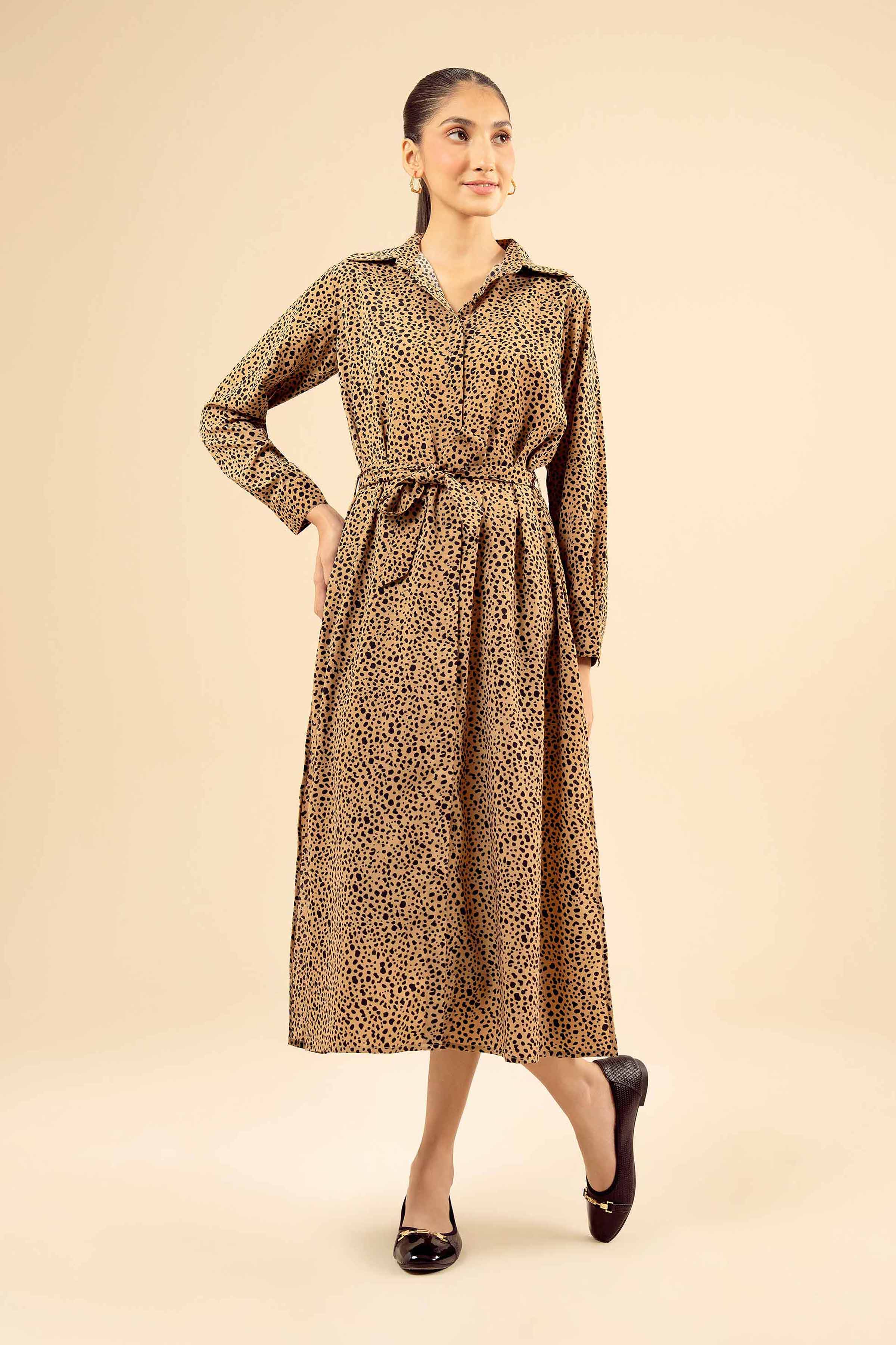 Printed Dress - AW25-42 for Women - Pret Collection | Nishat | Shop Online