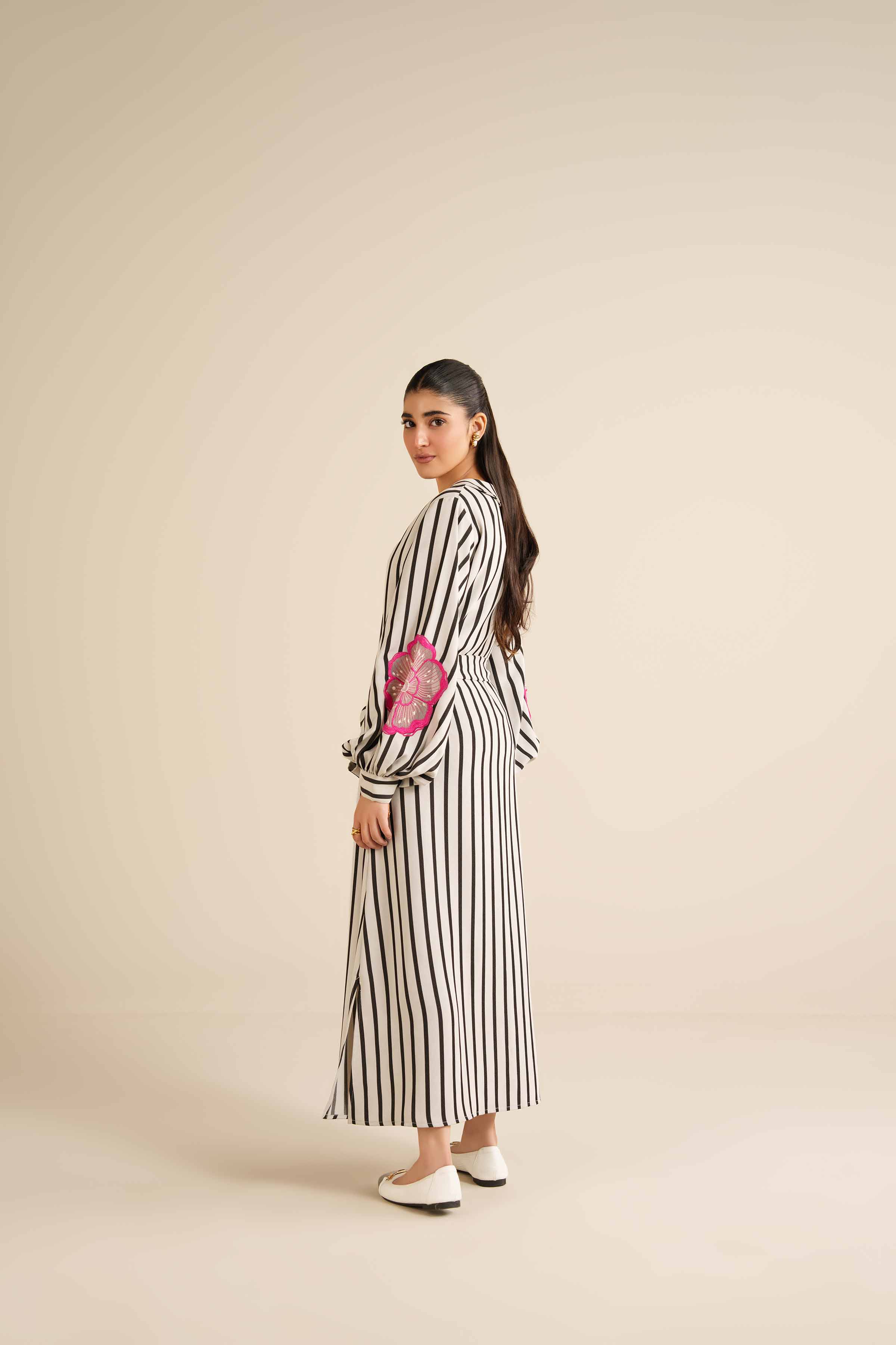 Printed Dress - AW25-44 for Women - Pret Collection | Nishat | Shop Online