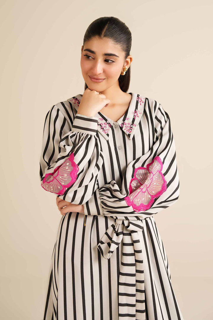 Printed Dress - AW25-44 for Women - Pret Collection | Nishat | Shop Online