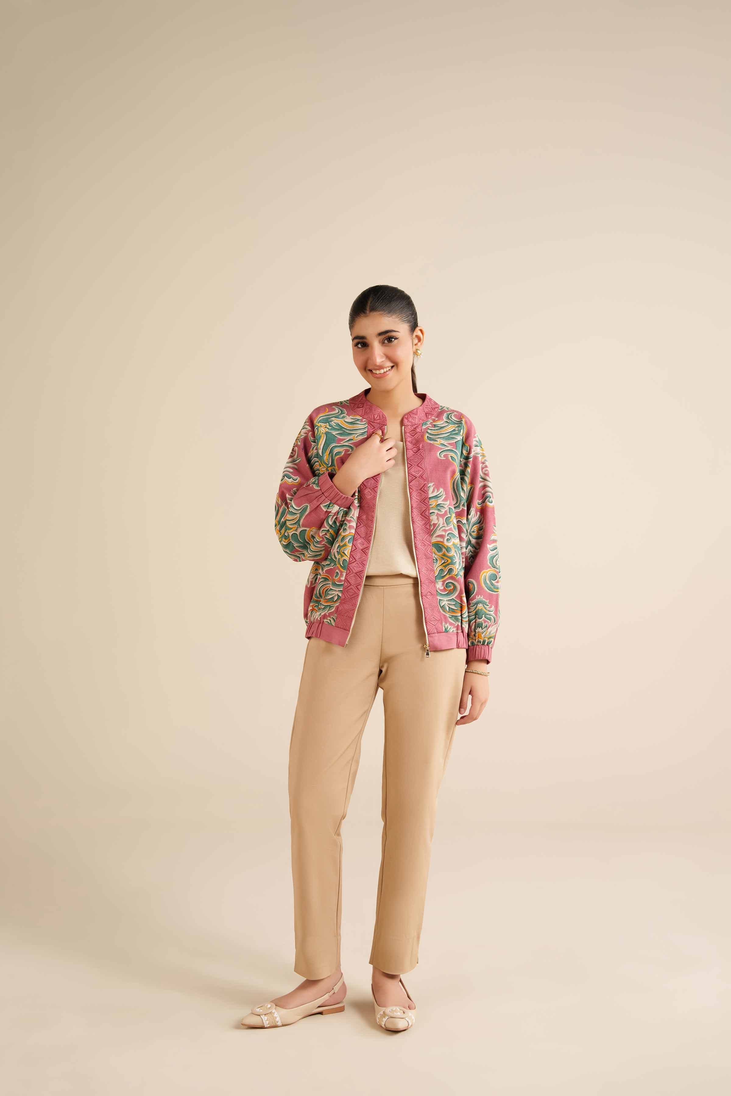 Printed Dress - AW25-57 for Women - Pret Collection | Nishat | Shop Online