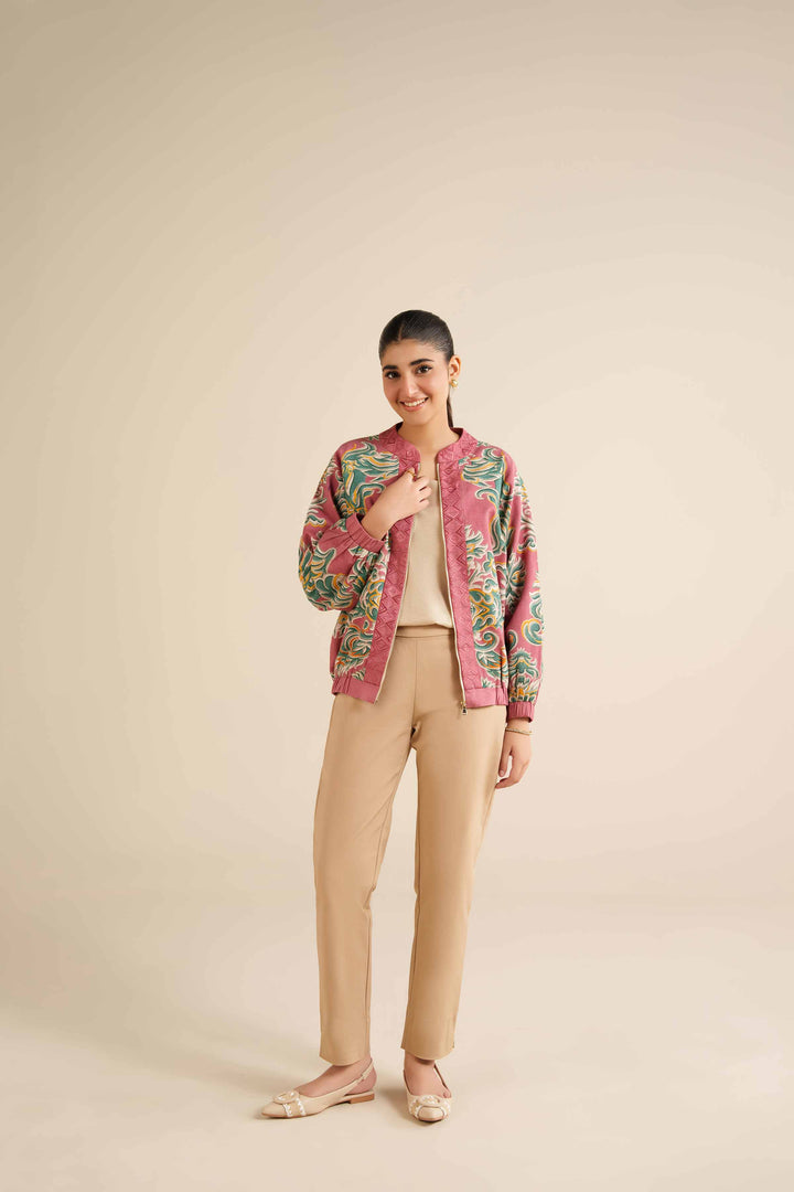 Printed Dress - AW25-57 for Women - Pret Collection | Nishat | Shop Online