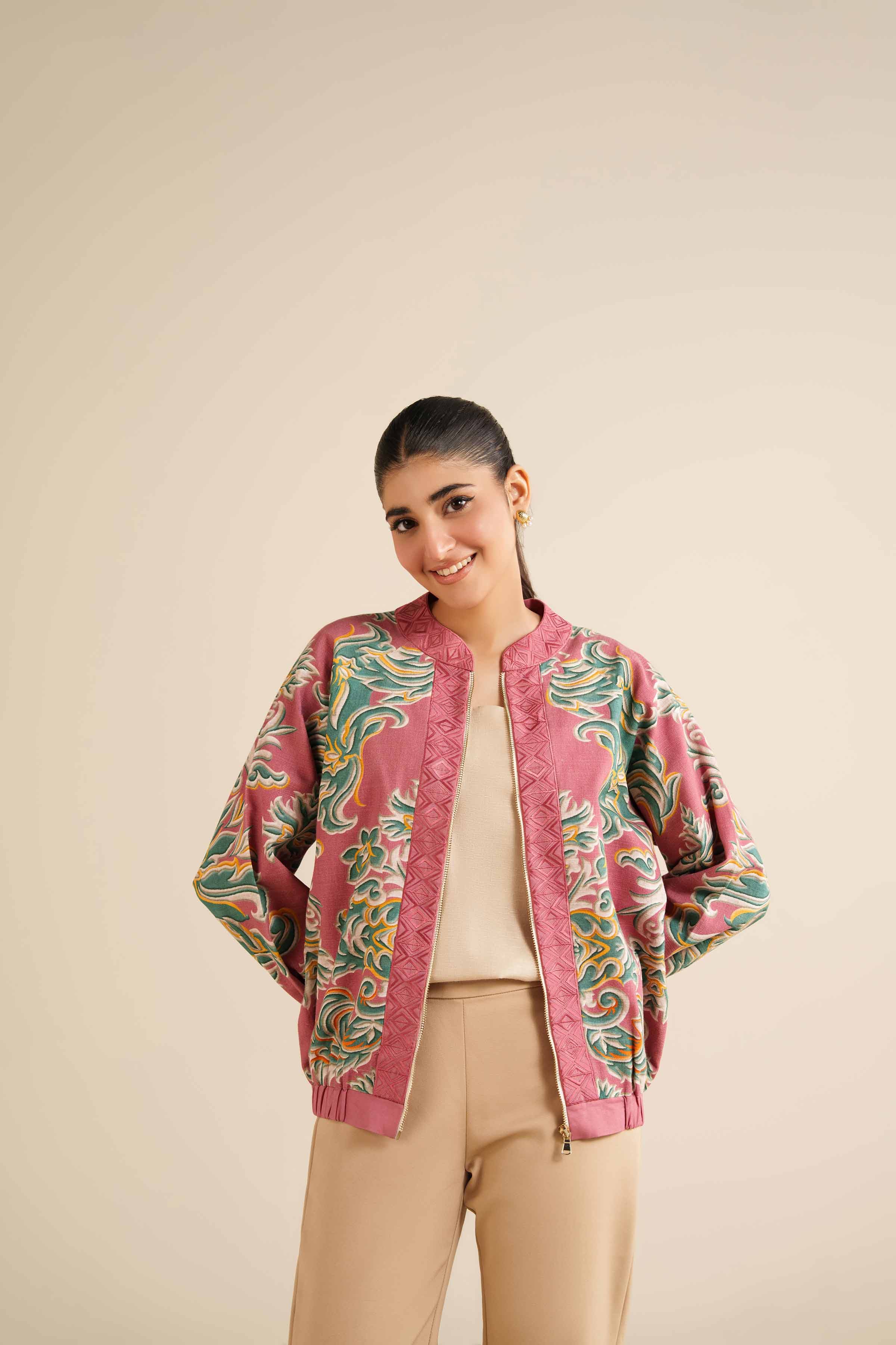 Printed Dress - AW25-57 for Women - Pret Collection | Nishat | Shop Online