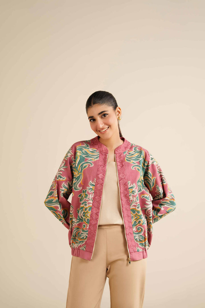 Printed Dress - AW25-57 for Women - Pret Collection | Nishat | Shop Online