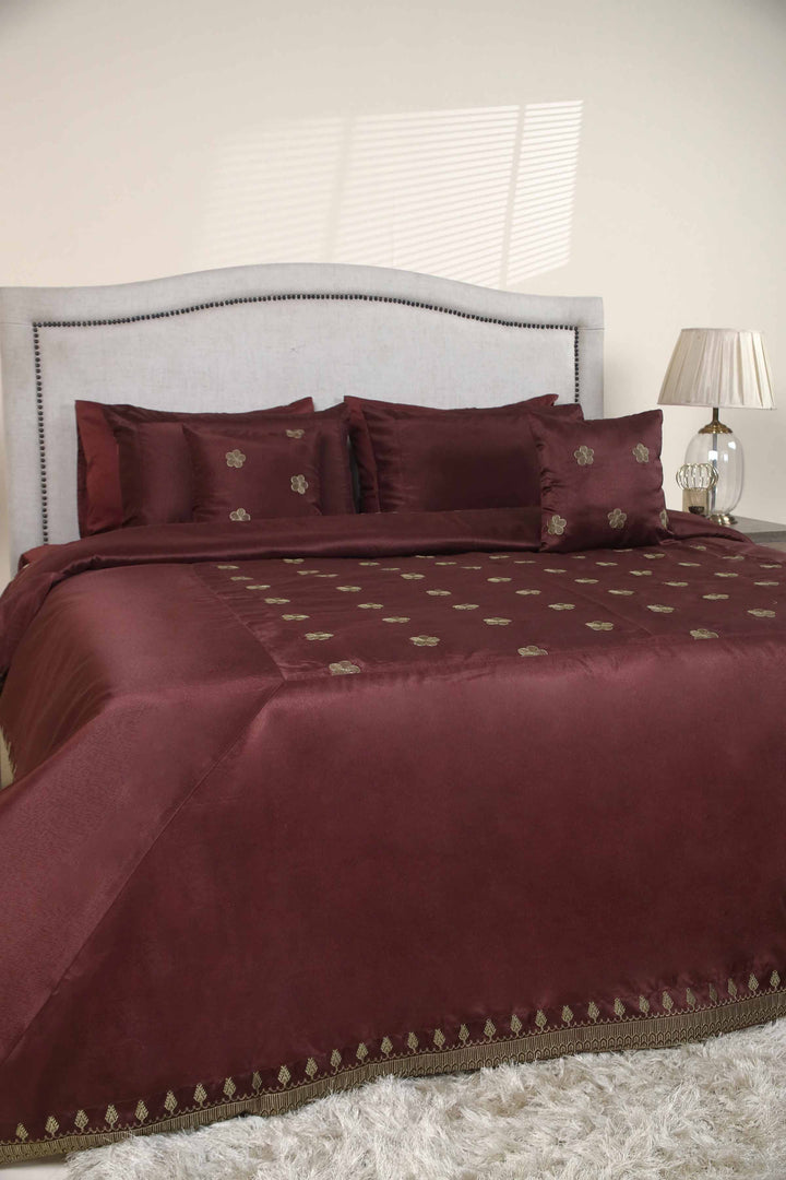 Bridal Bed Rod Silk Coffee