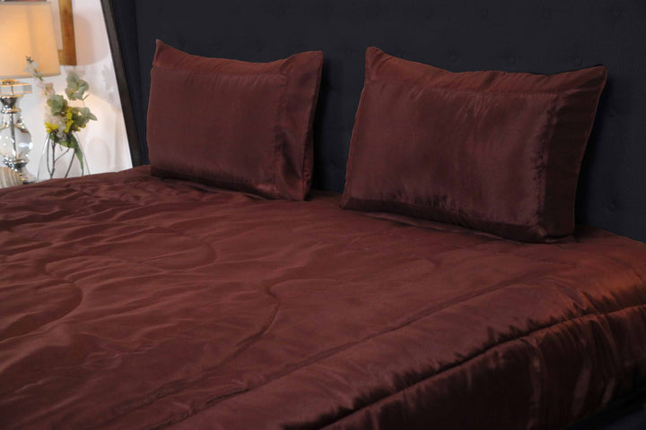 Bed Spread Coffee Rod Silk