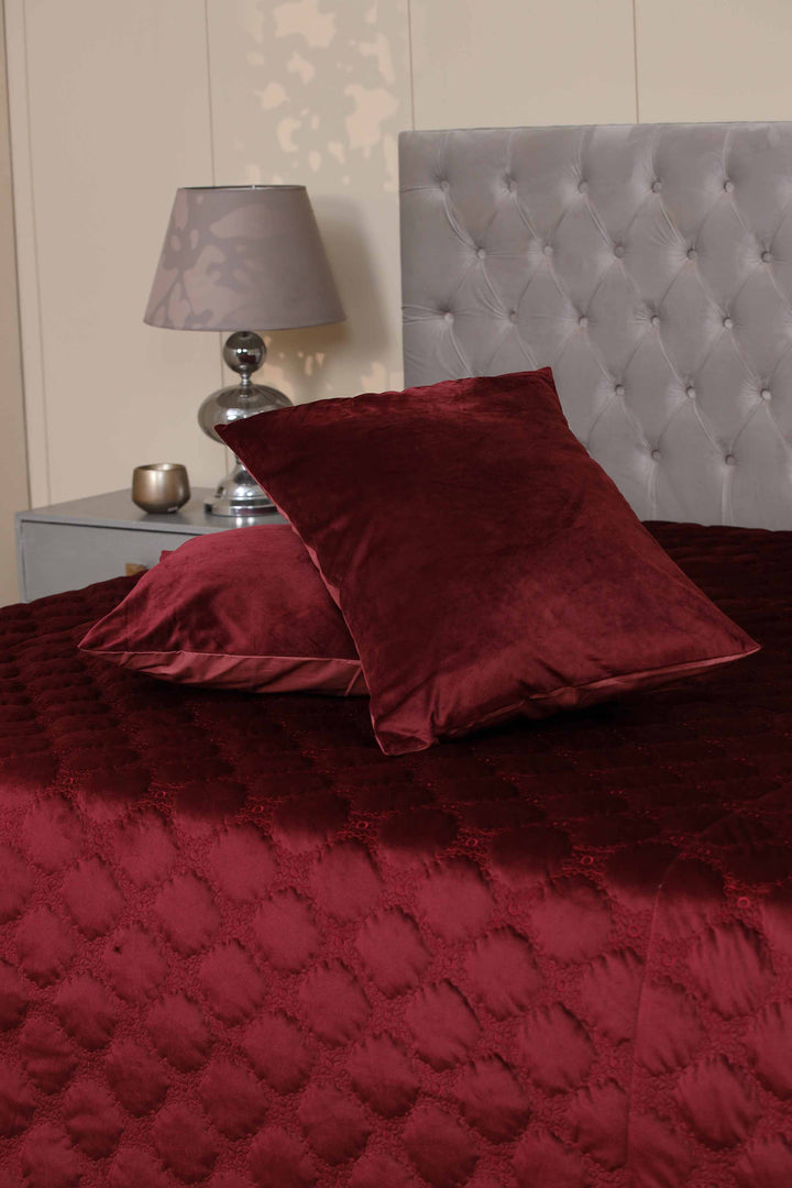 Bed Spread King Maroon