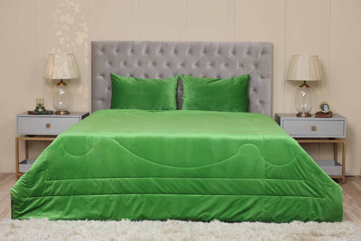 Bed Spread King Green