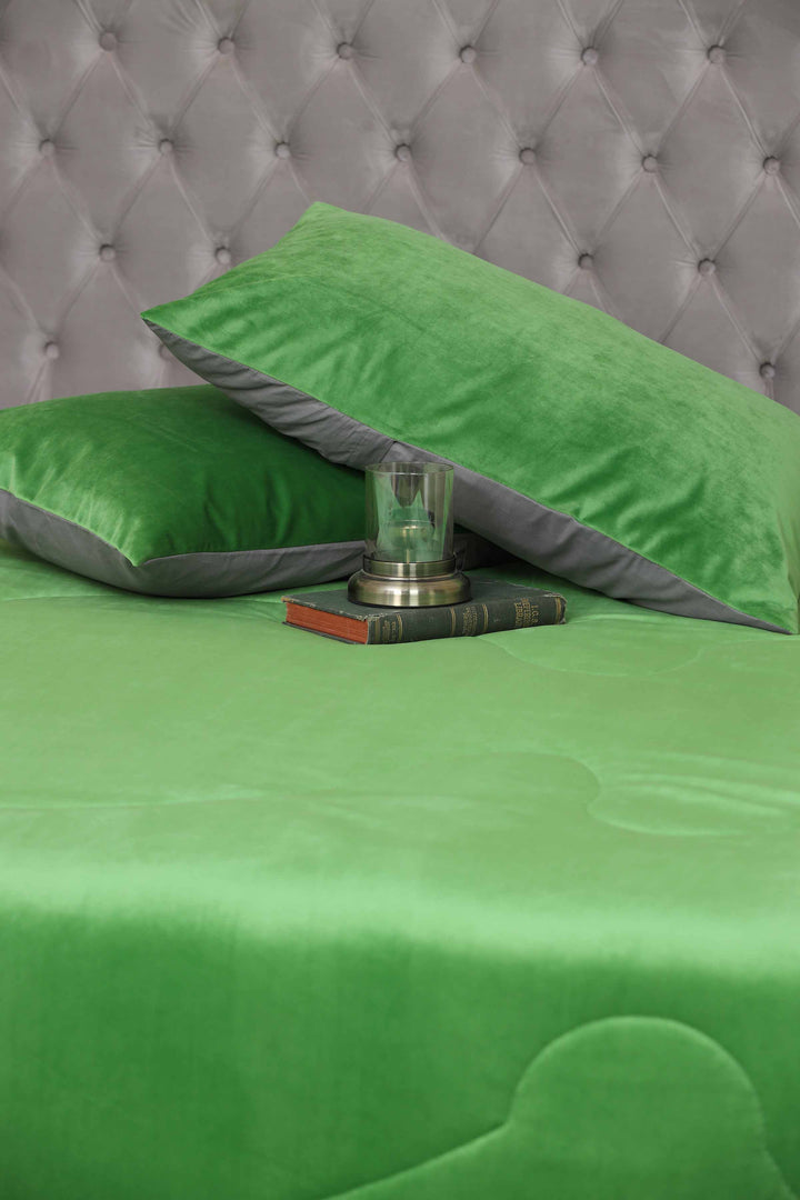 Bed Spread King Green