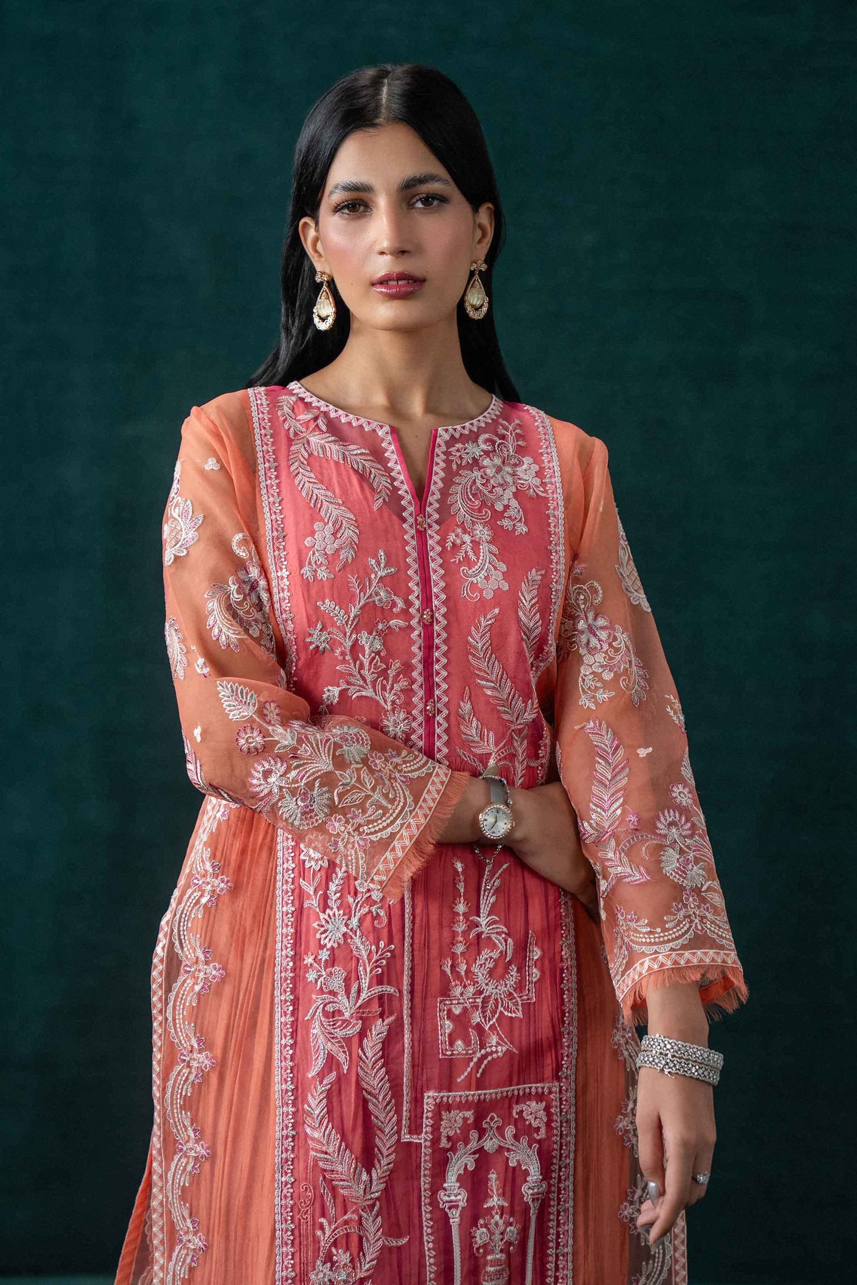 2 Piece - Embroidered Suit - CBS26-08  for Women - Boutique Collection | Nishat | Shop Online