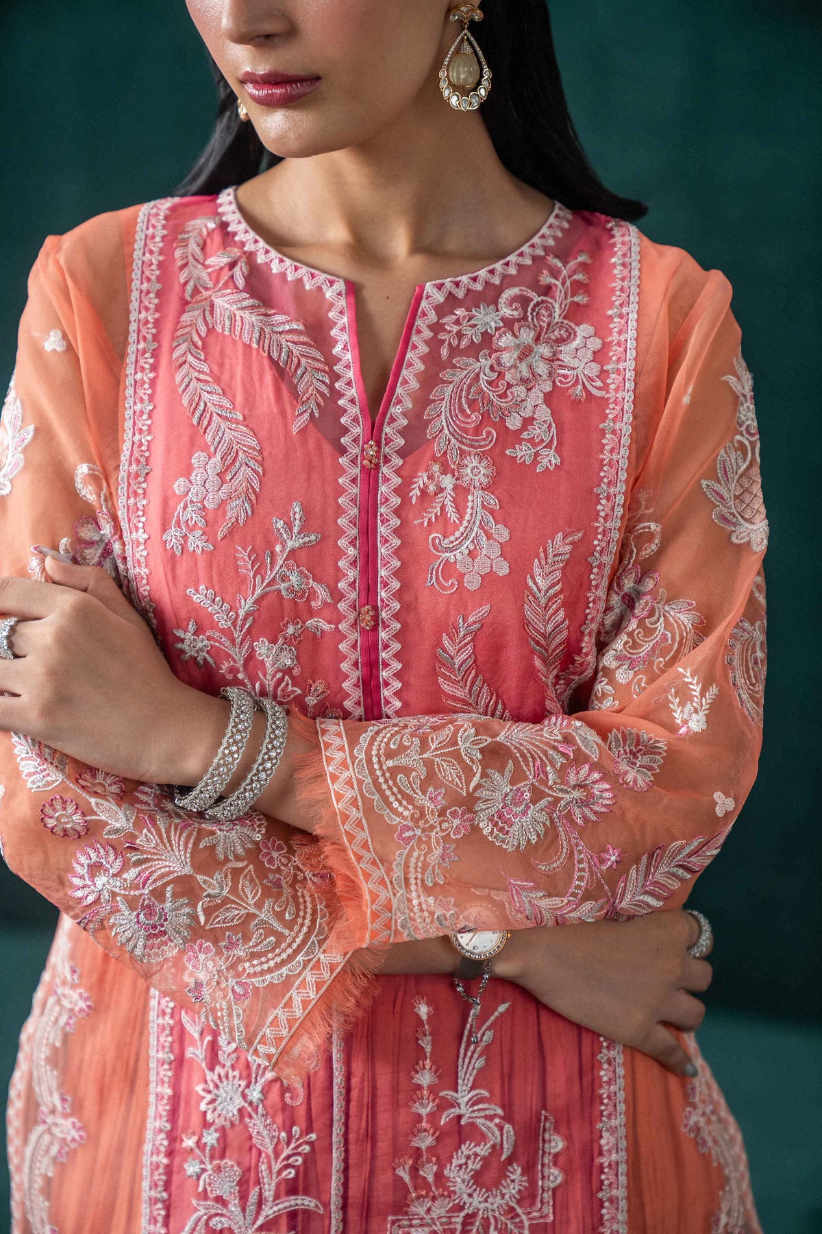 2 Piece - Embroidered Suit - CBS26-08  for Women - Boutique Collection | Nishat | Shop Online