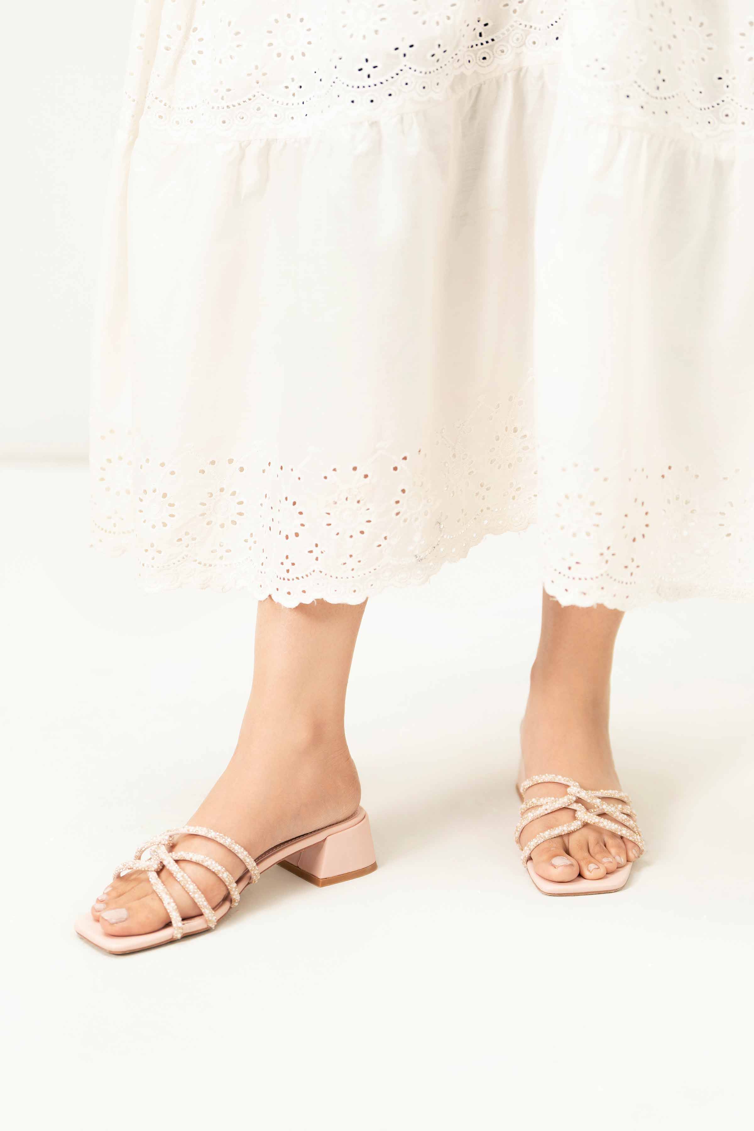 Pink Block Heels-440682905 for Women - Fashion Collection | Nishat | Shop Online