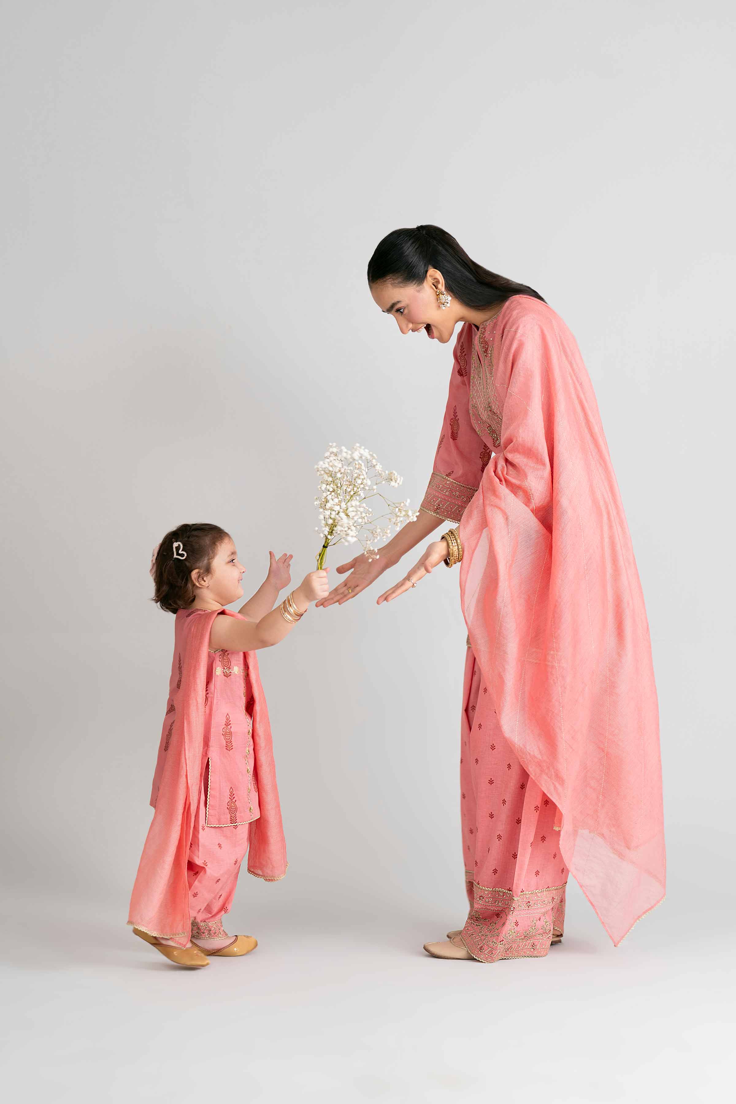 3 Piece - Printed Embroidered Suit - PMD26-42 M