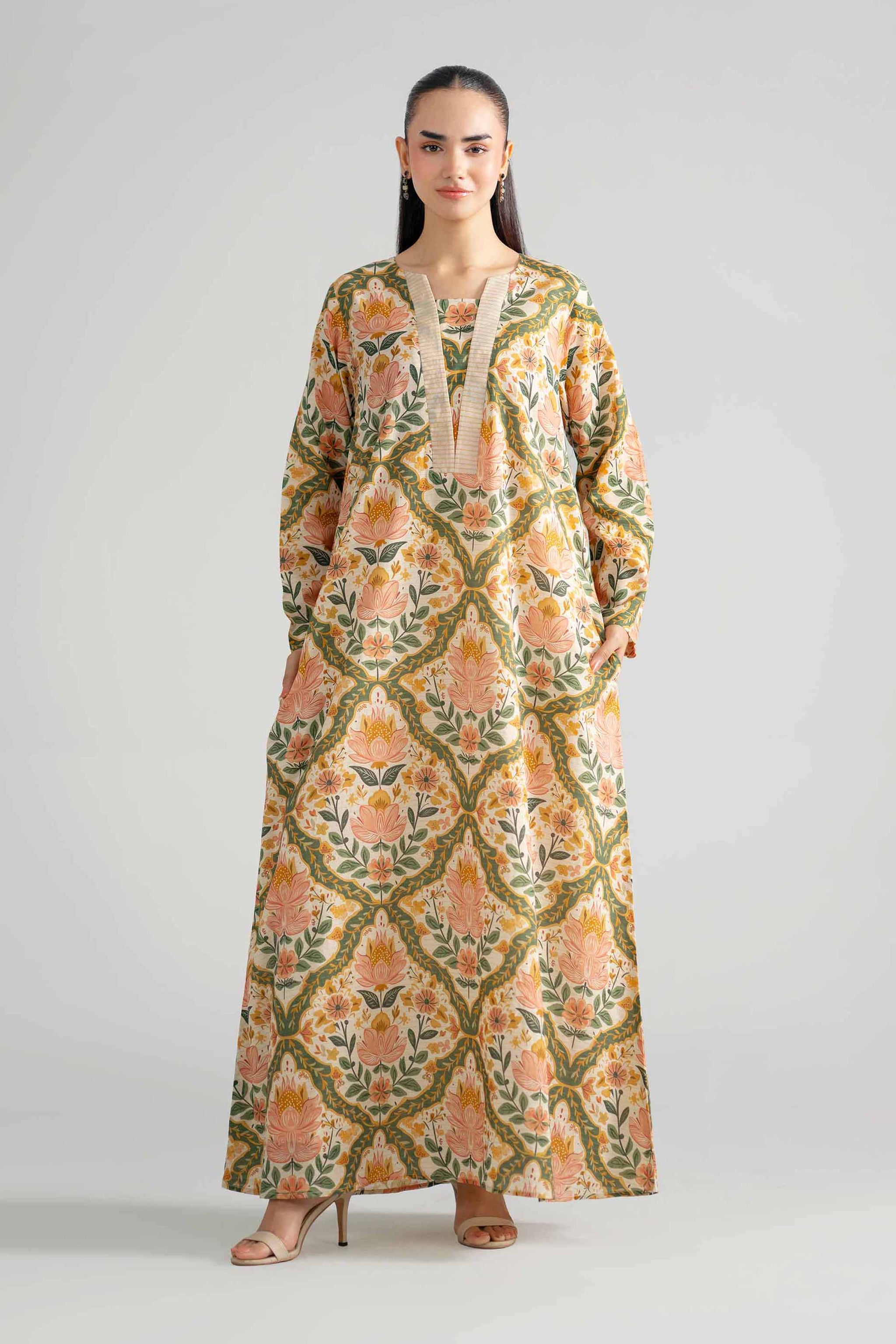 Printed Dress - FE26-114