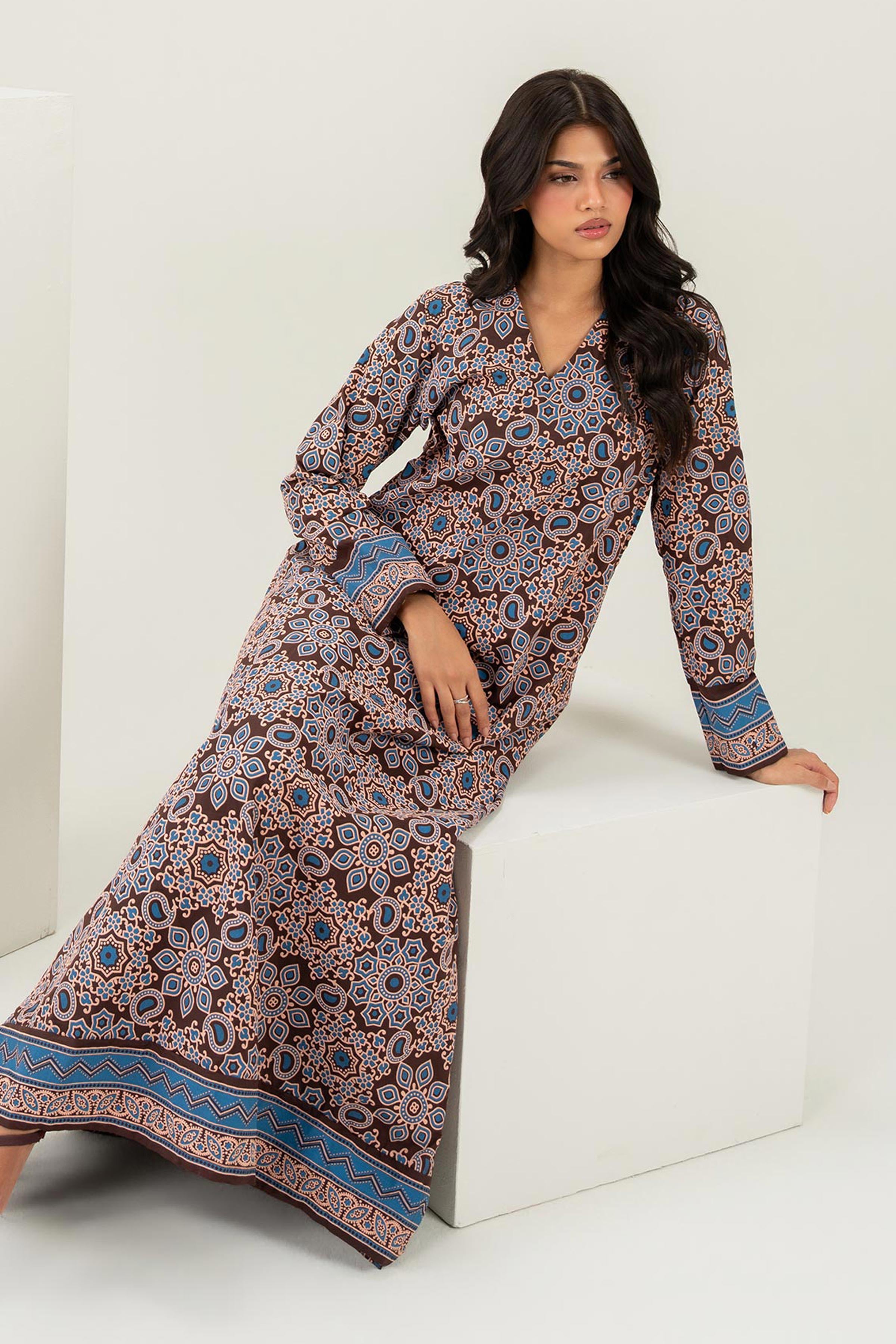 Printed Dress - FE26-117
