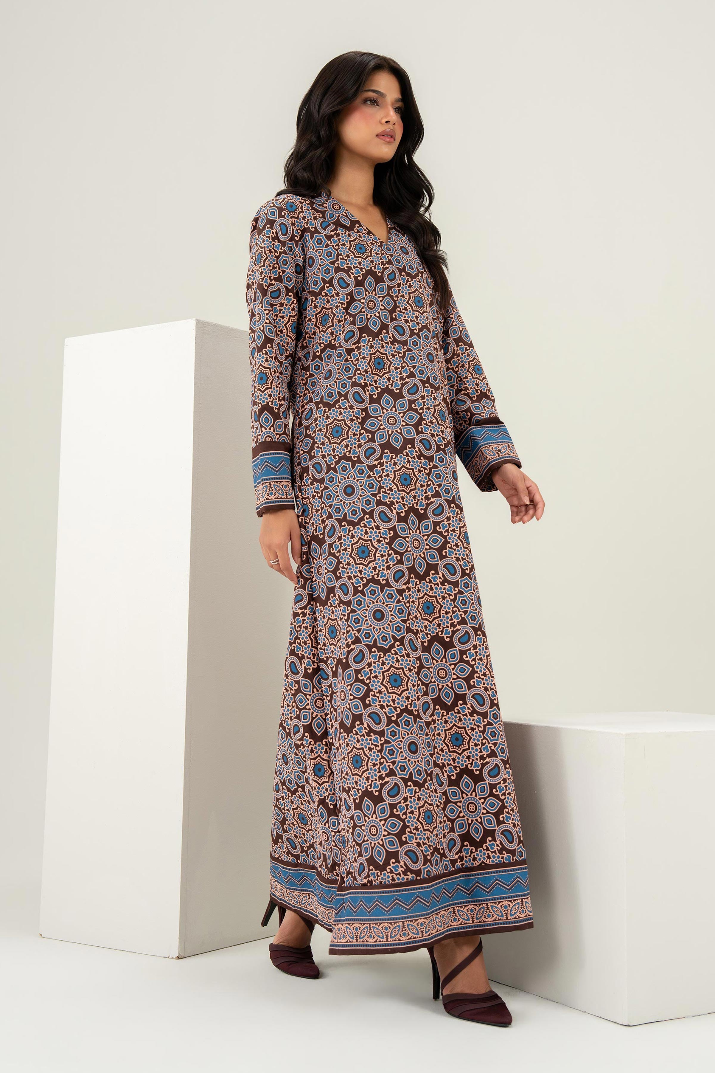 Printed Dress - FE26-117