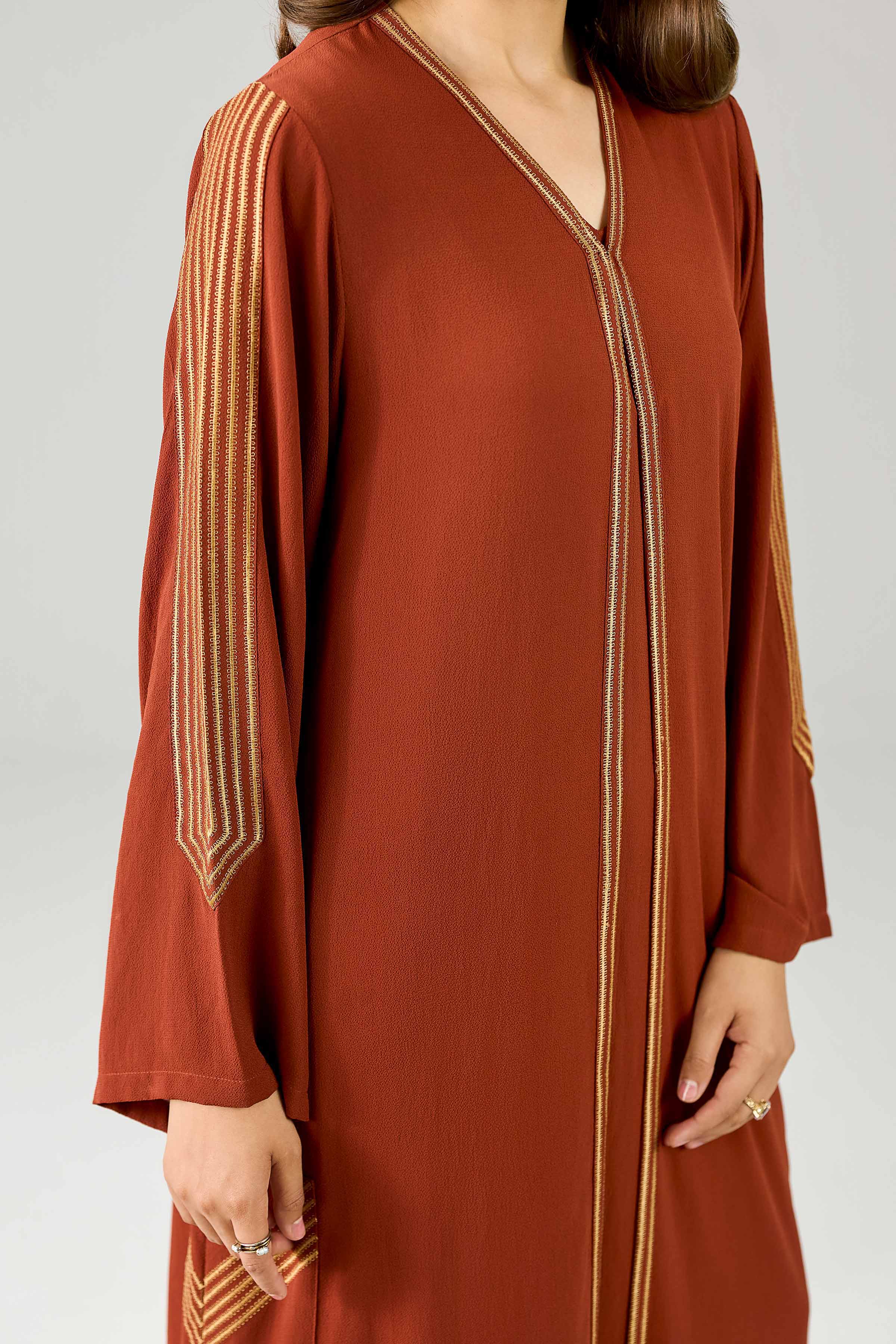 2 Piece - Embroidered Gown - FE26-128