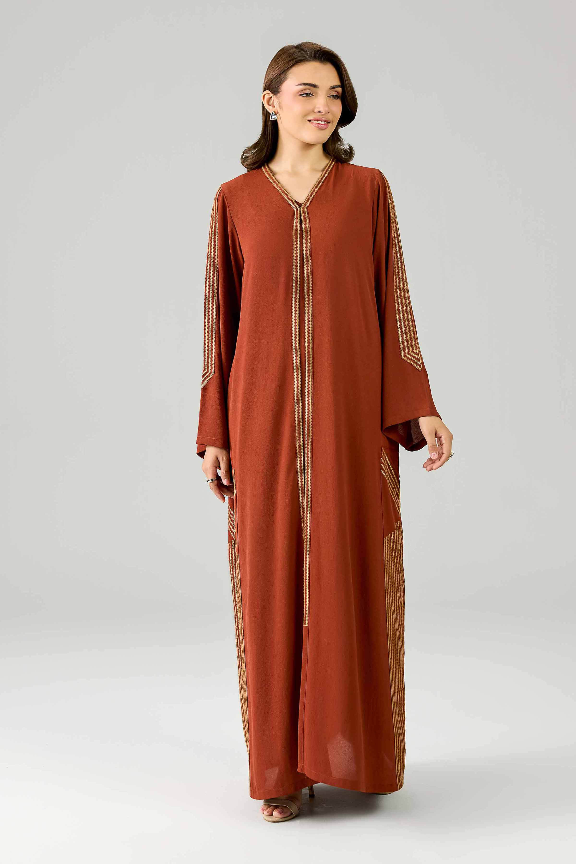 2 Piece - Embroidered Gown - FE26-128