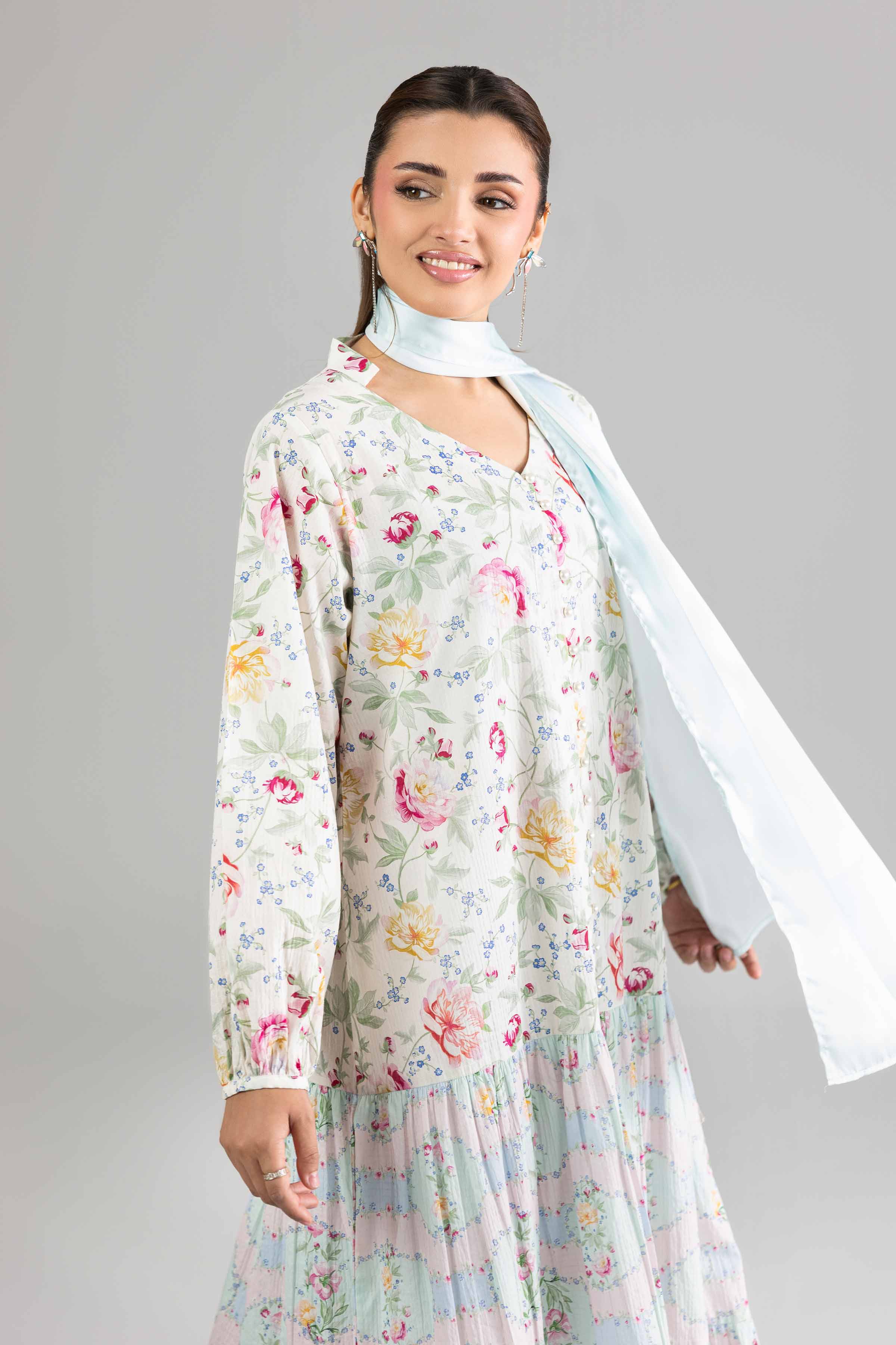 2 Piece - Printed Dress - FE26-24