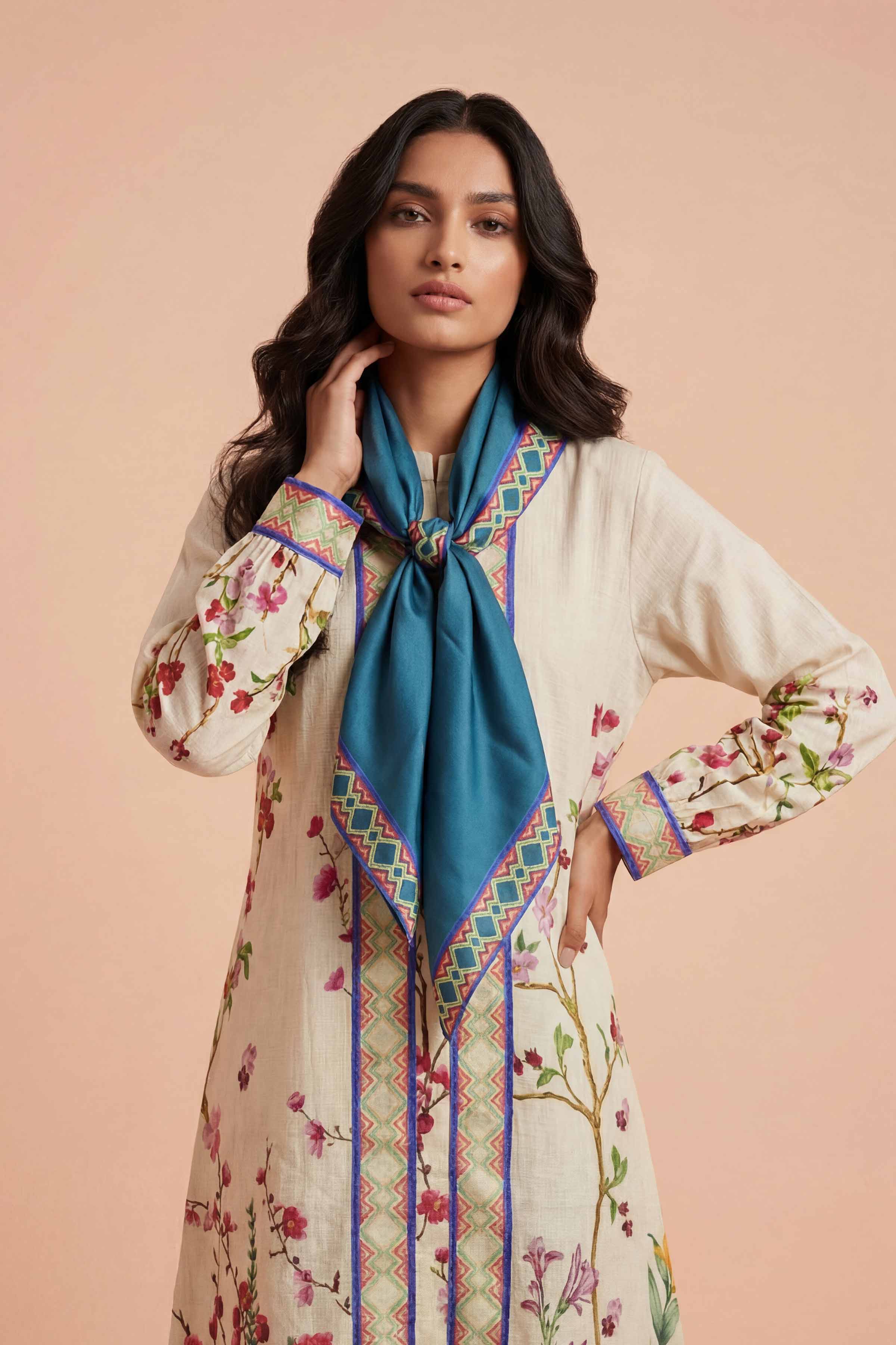 2 Piece - Printed Dress - FE26-25