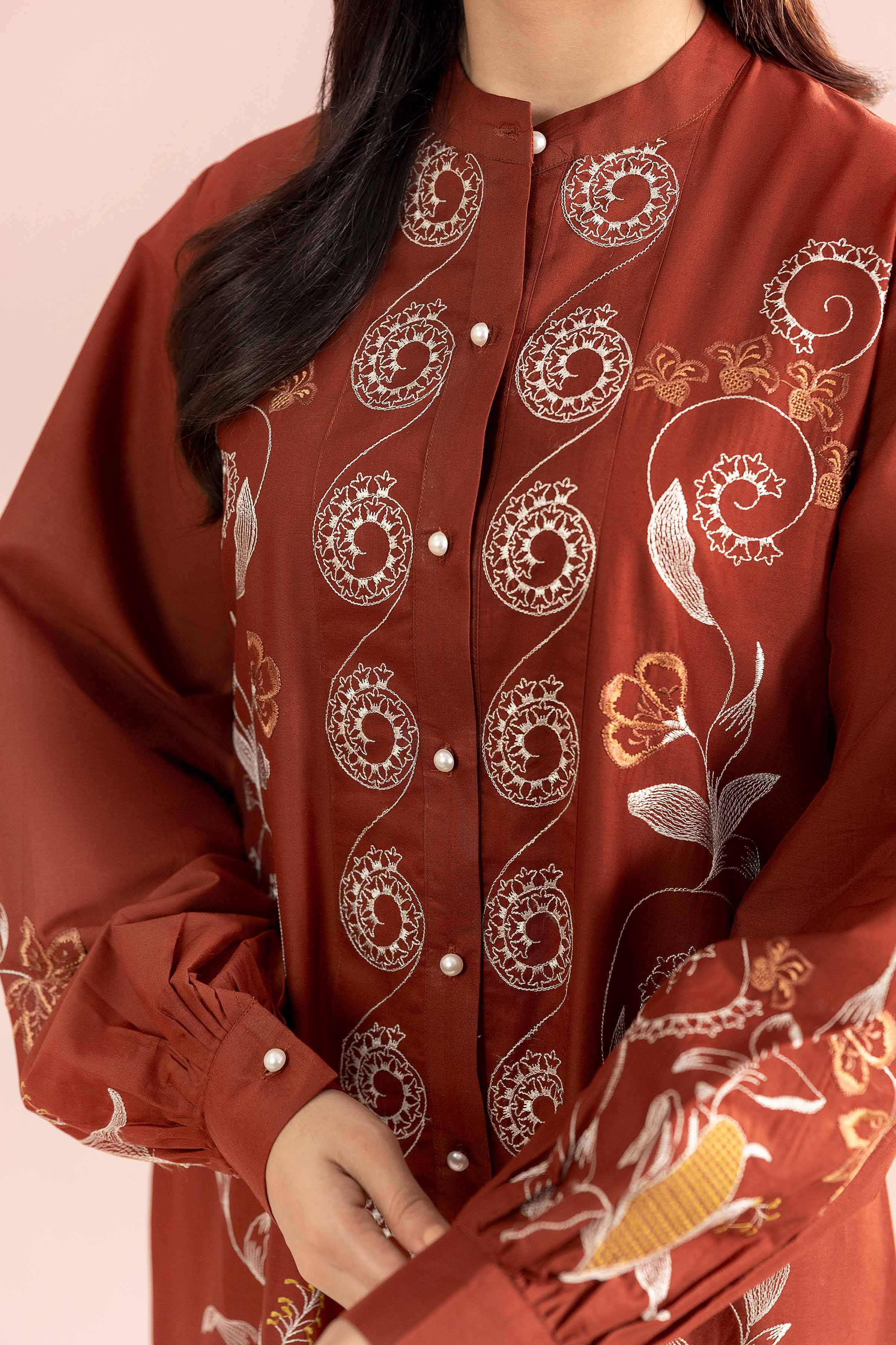 Embroidered Dress - FE26-31 Jalabiyas Summer 2026 ( February )