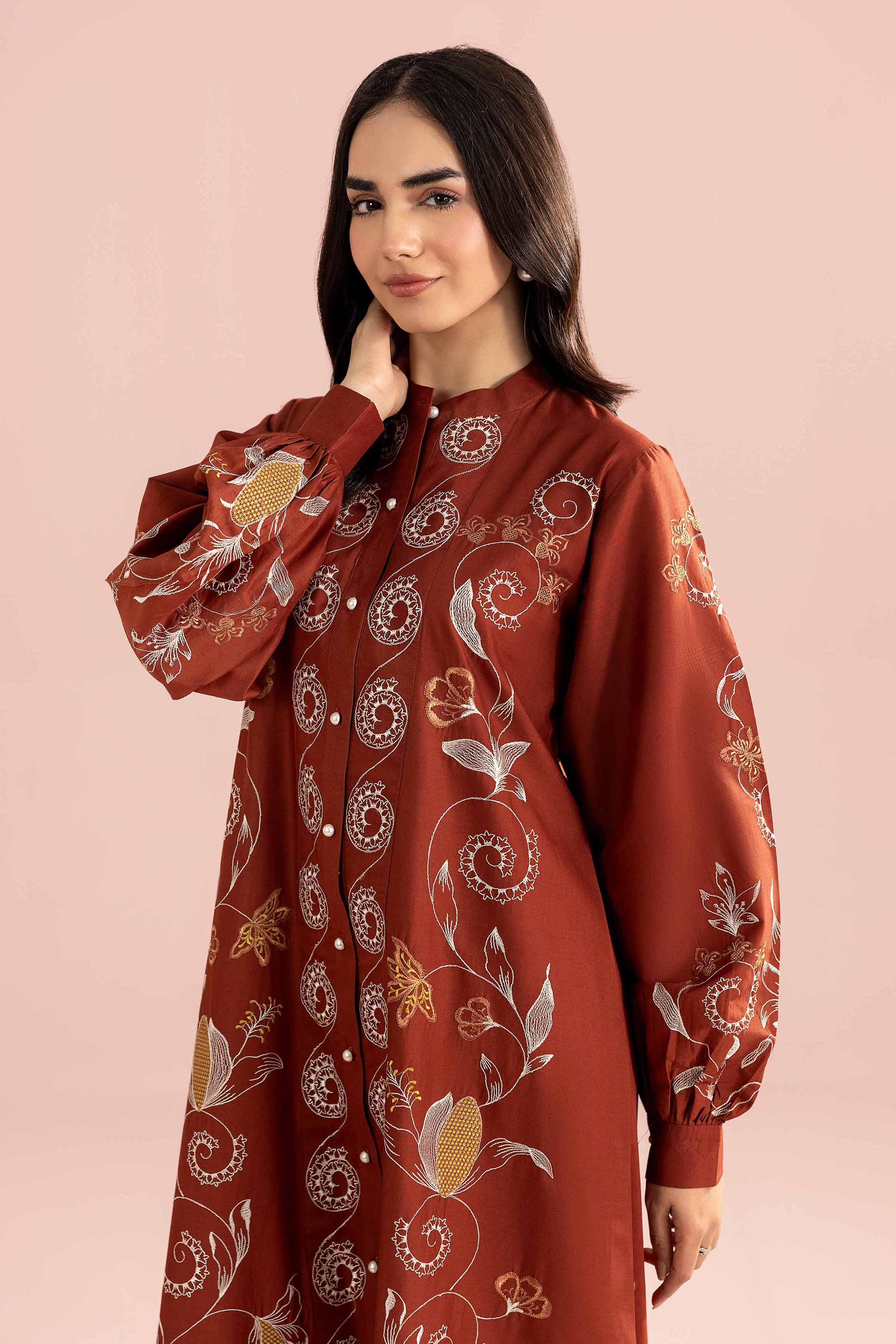 Embroidered Dress - FE26-31 Jalabiyas Summer 2026 ( February )