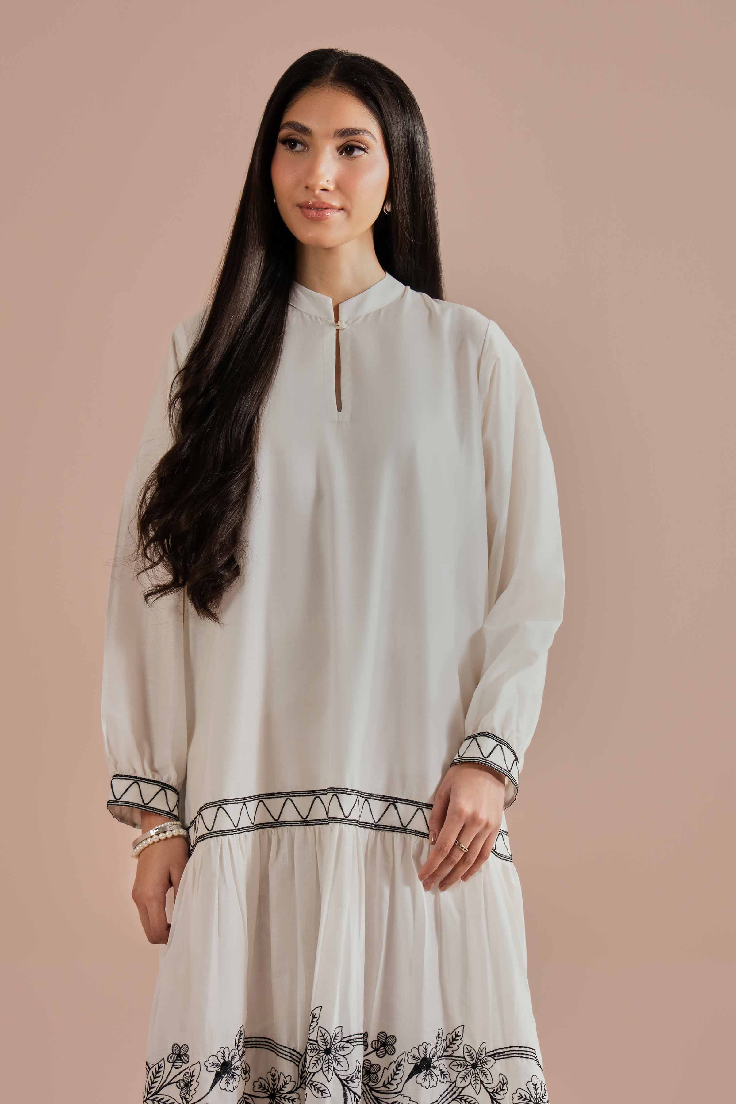 Embroidered Dress - FE26-35 Jalabiyas Summer 2026 ( February )
