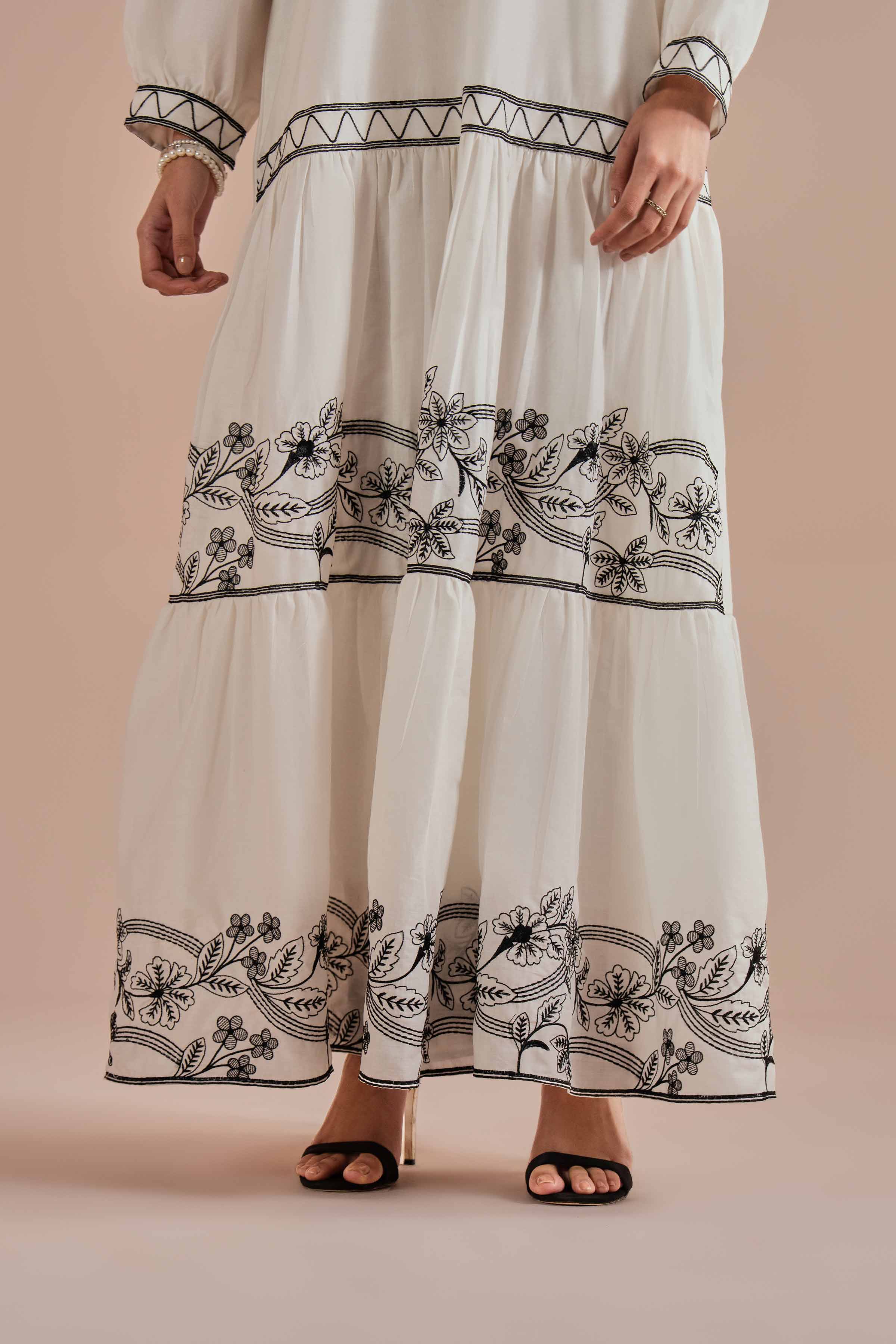 Embroidered Dress - FE26-35 for Women - Pret Collection | Nishat | Shop Online