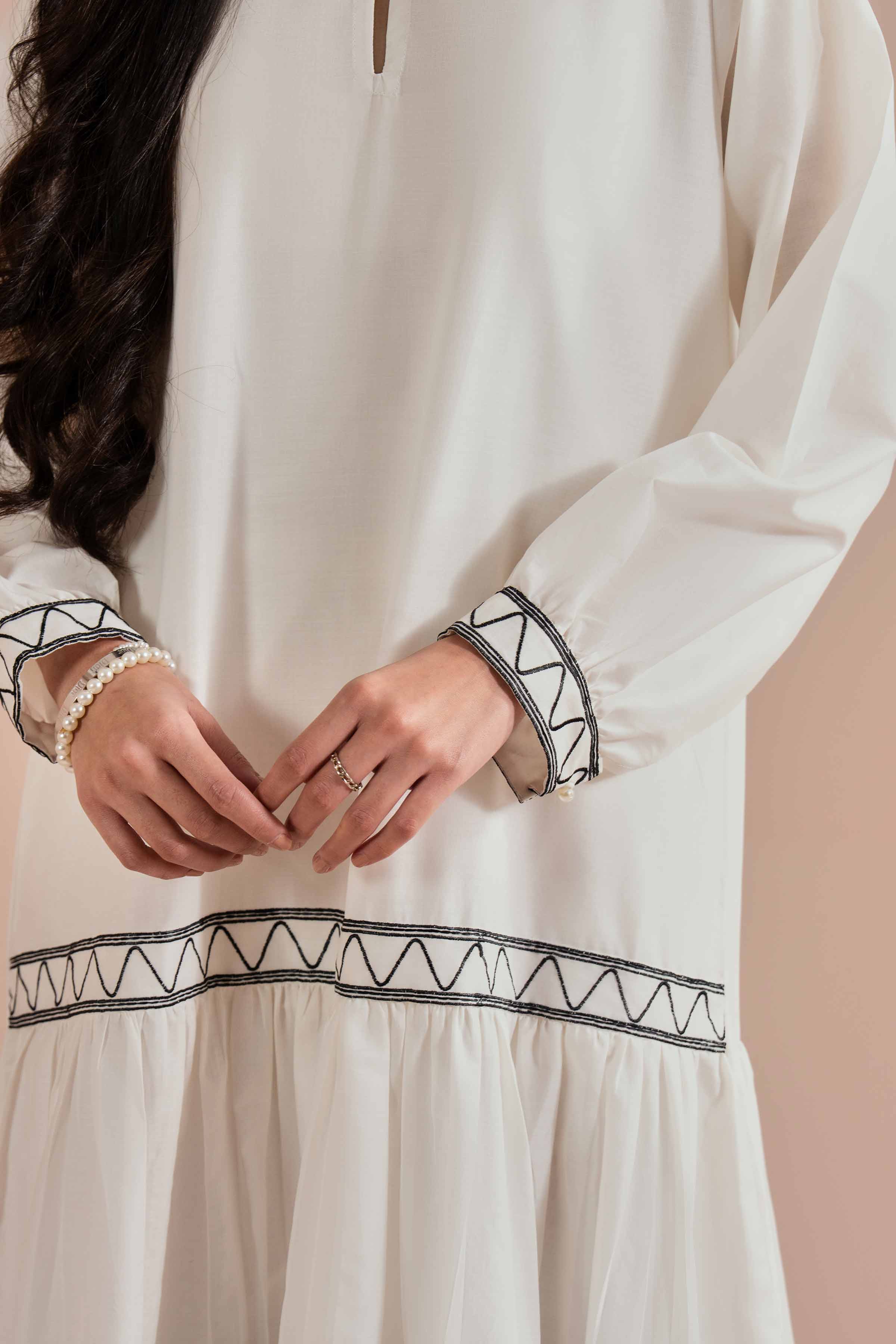 Embroidered Dress - FE26-35 for Women - Pret Collection | Nishat | Shop Online