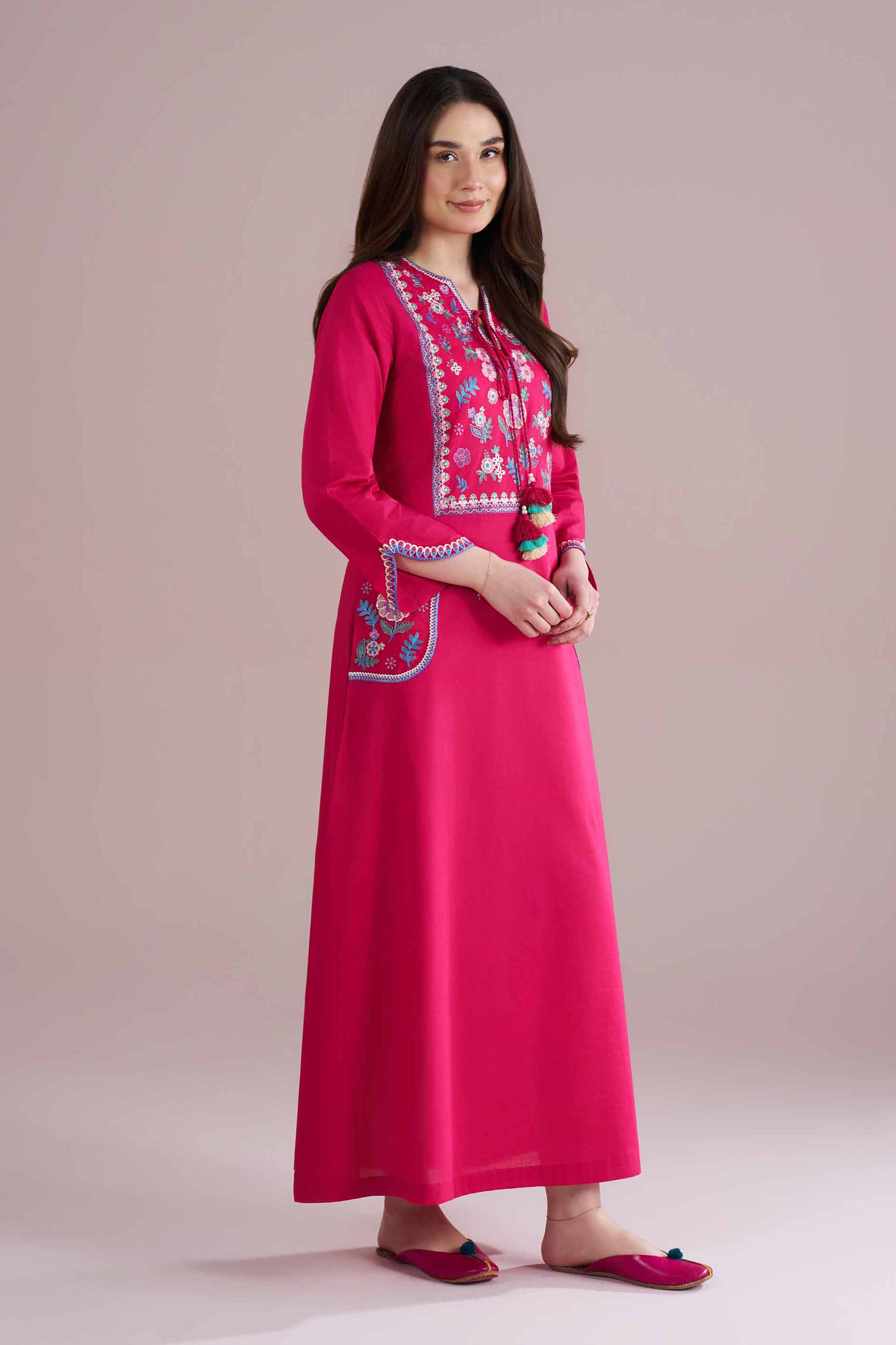 Embroidered Dress - FE26-62 for Women - Pret Collection | Nishat | Shop Online