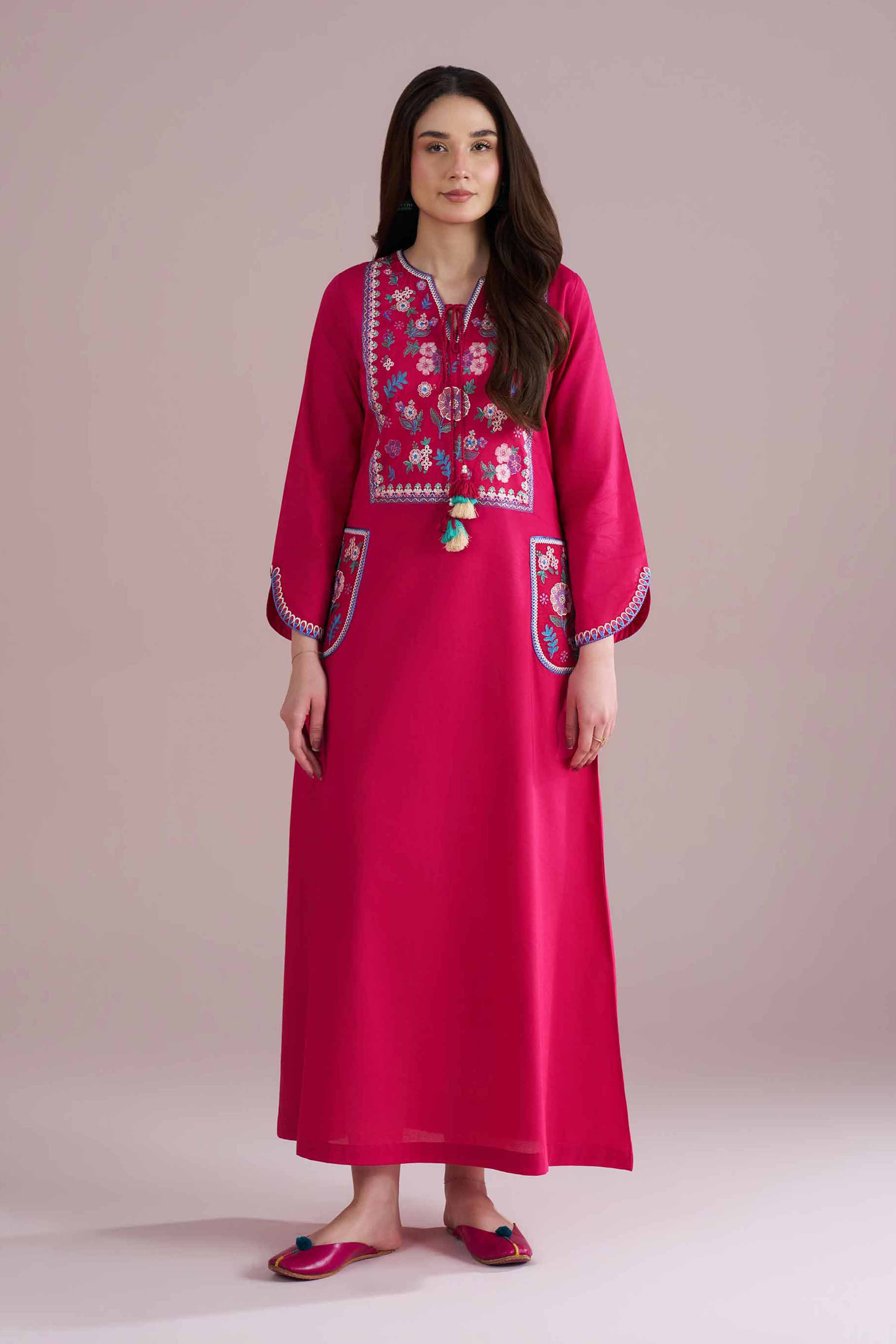 Embroidered Dress - FE26-62 for Women - Pret Collection | Nishat | Shop Online