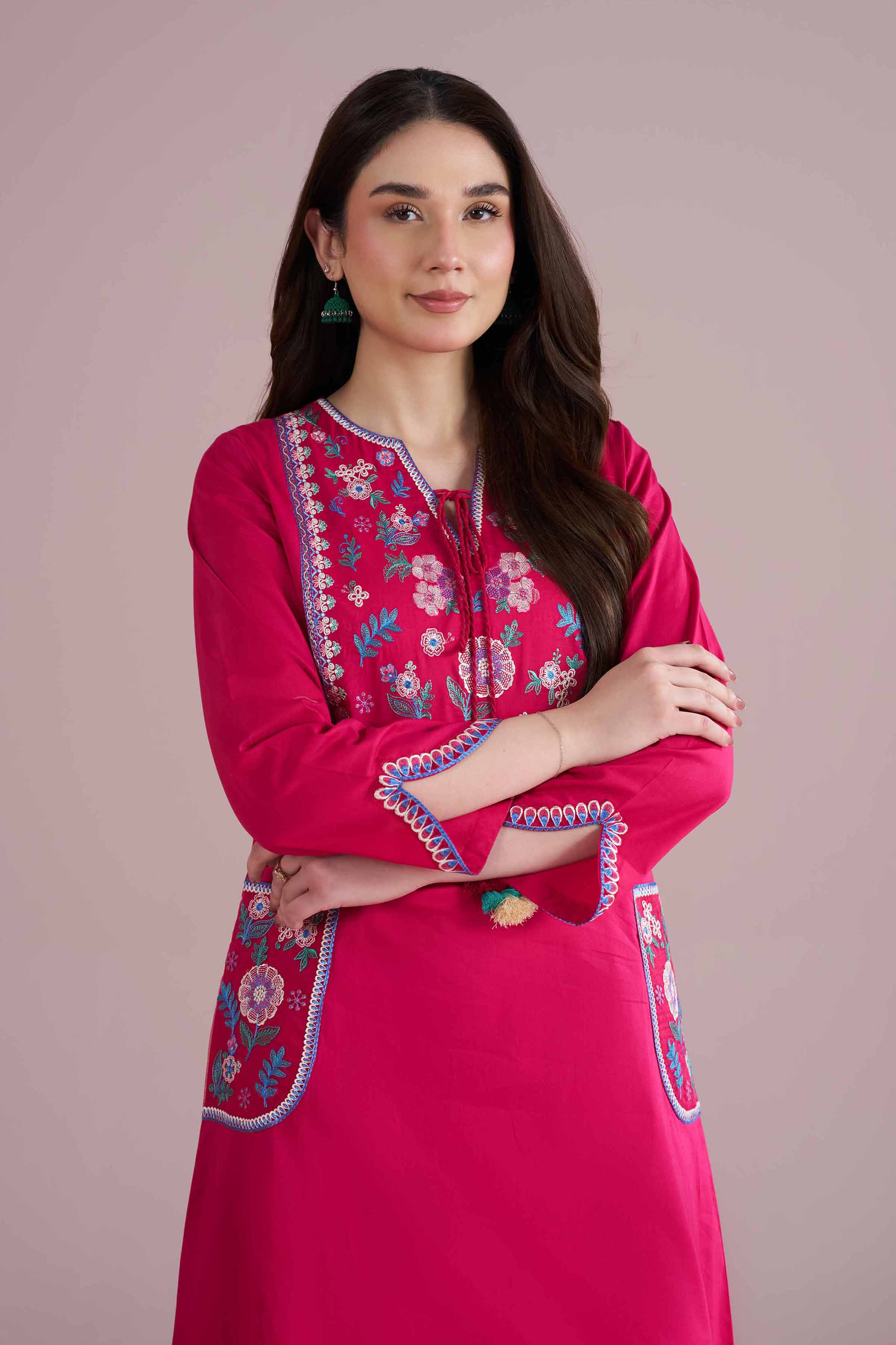 Embroidered Dress - FE26-62 for Women - Pret Collection | Nishat | Shop Online