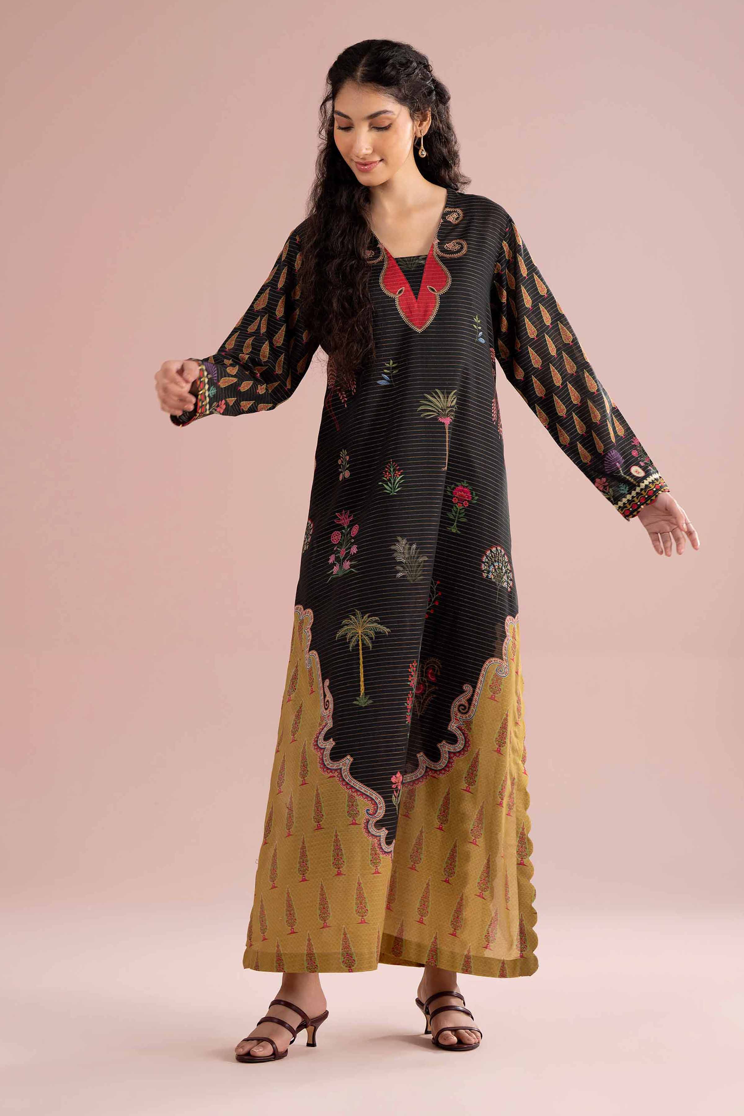 Printed Shirt - FE26-85 for Women - Pret Collection | Nishat | Shop Online
