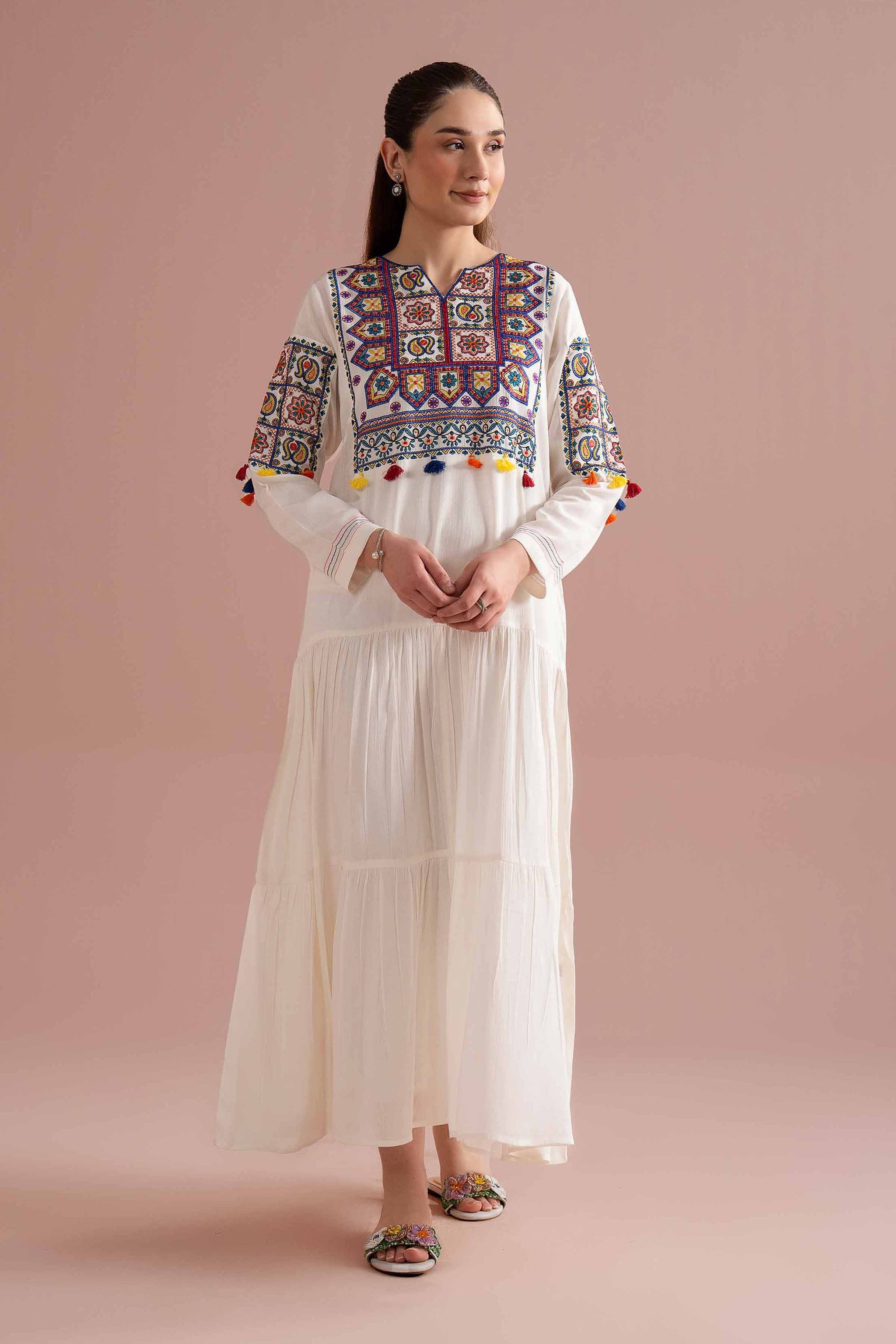 Embroidered Dress - FE26-92