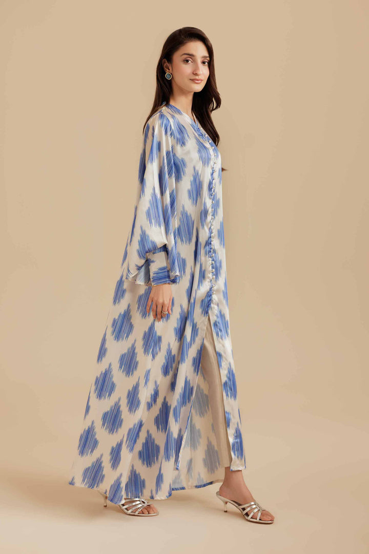Printed Dress - FS25-46 for Women - Pret Collection | Nishat | Shop Online