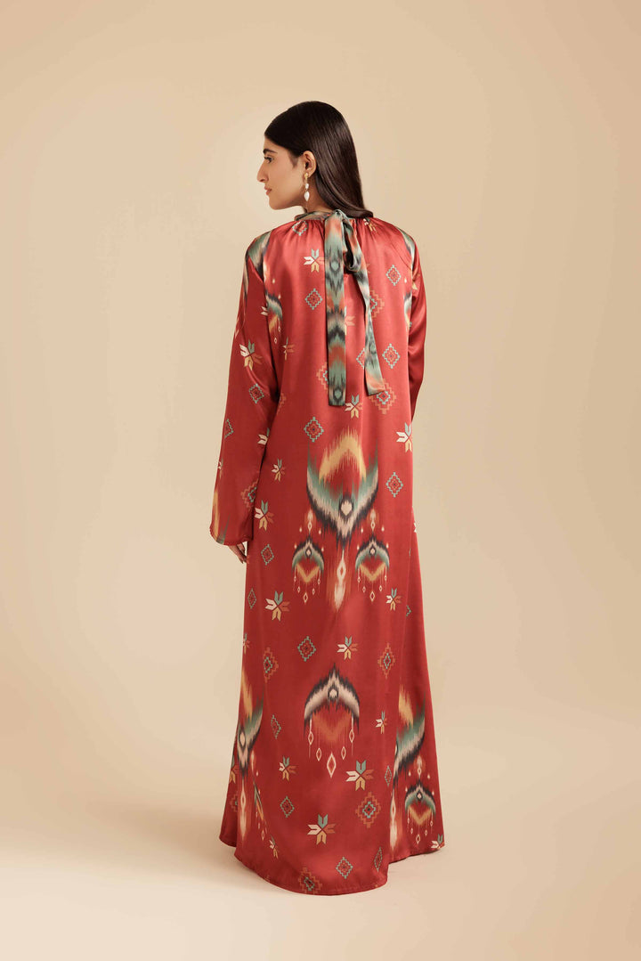 Printed Dress - FS25-47 for Women - Pret Collection | Nishat | Shop Online